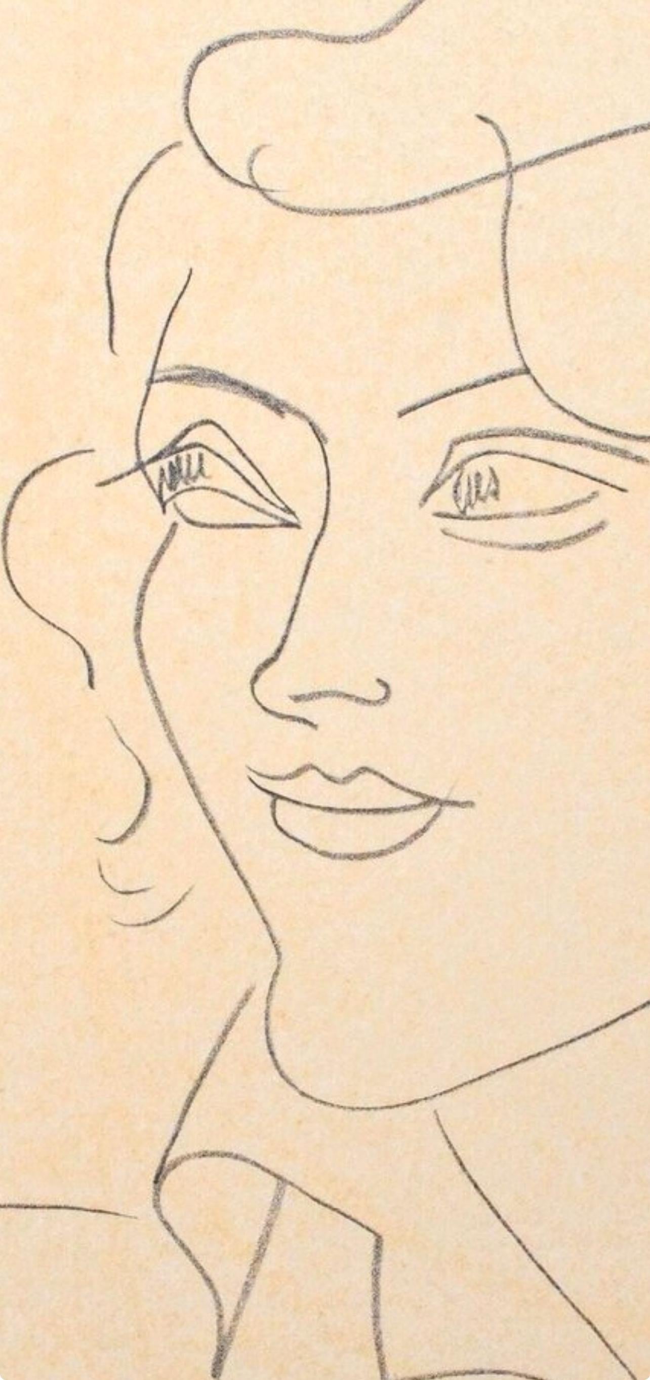 Matisse, Mademoiselle A.Nelck II, Portraits d'Henri Matisse (d'après) en vente 3