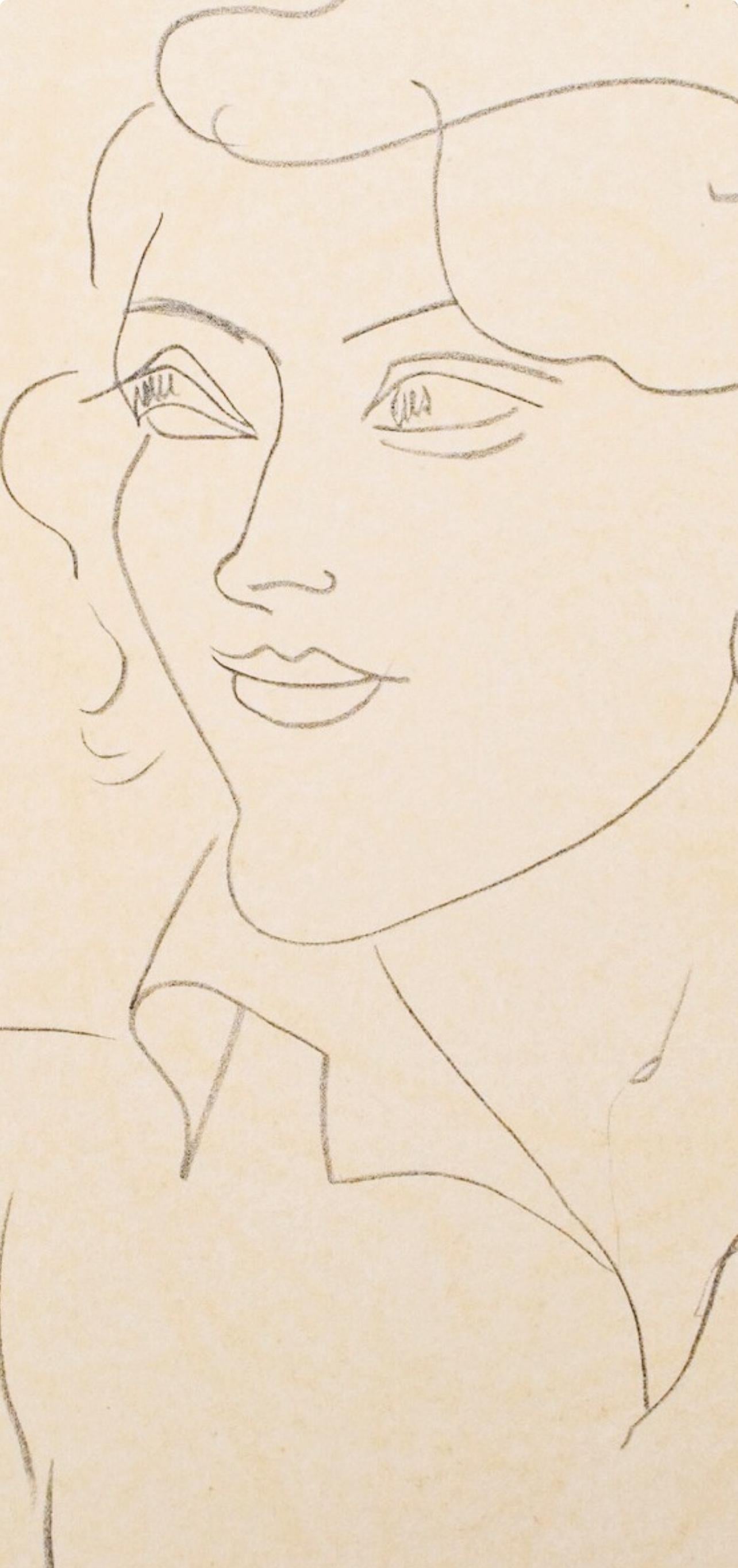Matisse, Mademoiselle A.Nelck, Portraits par Henri Matisse (after) For Sale 1