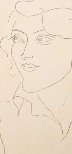 Henri Matisse, Miss A.Nelck, from Portraits by Henri Matisse, 1954 (after)