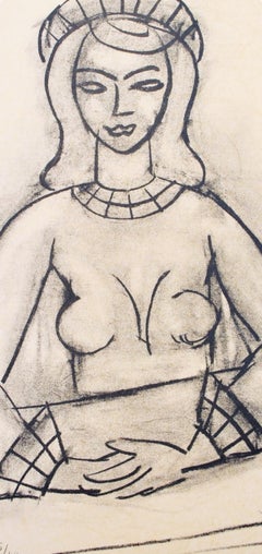 Henri Matisse, Miss A.Nelck, from Portraits by Henri Matisse, 1954 (after)