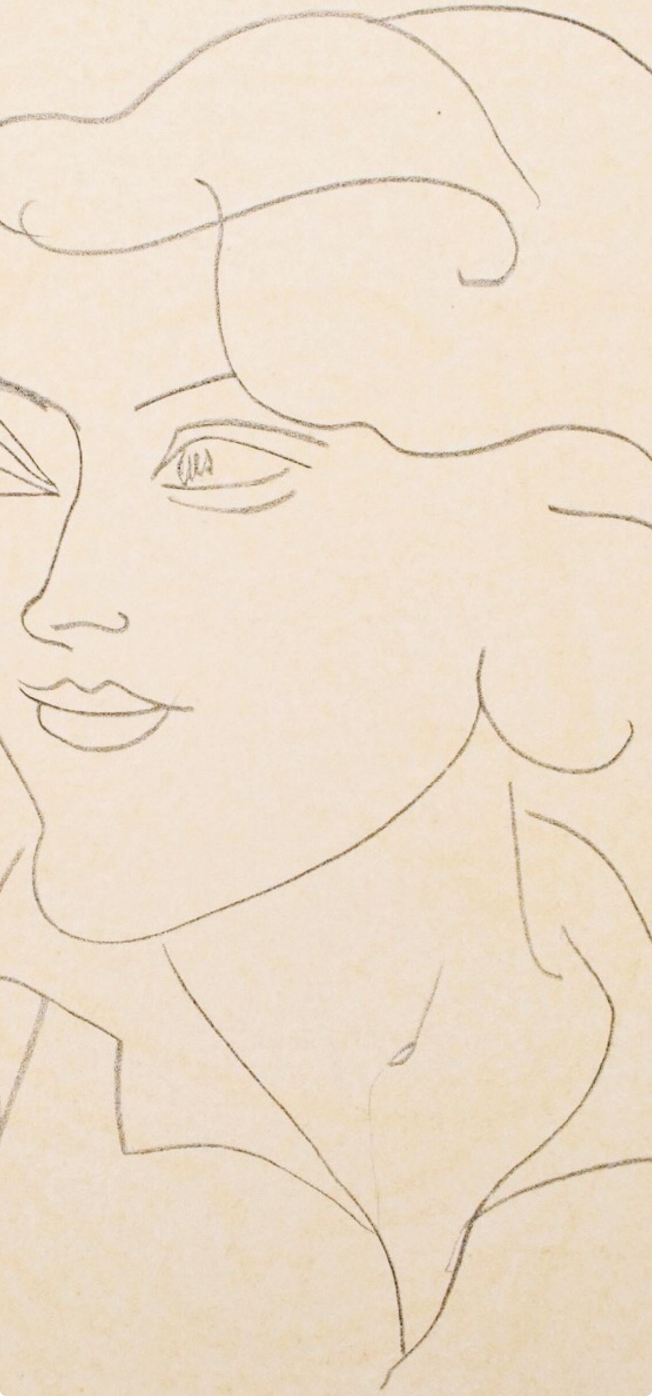 Matisse, Mademoiselle A.Nelck, Portraits par Henri Matisse (after) For Sale 2
