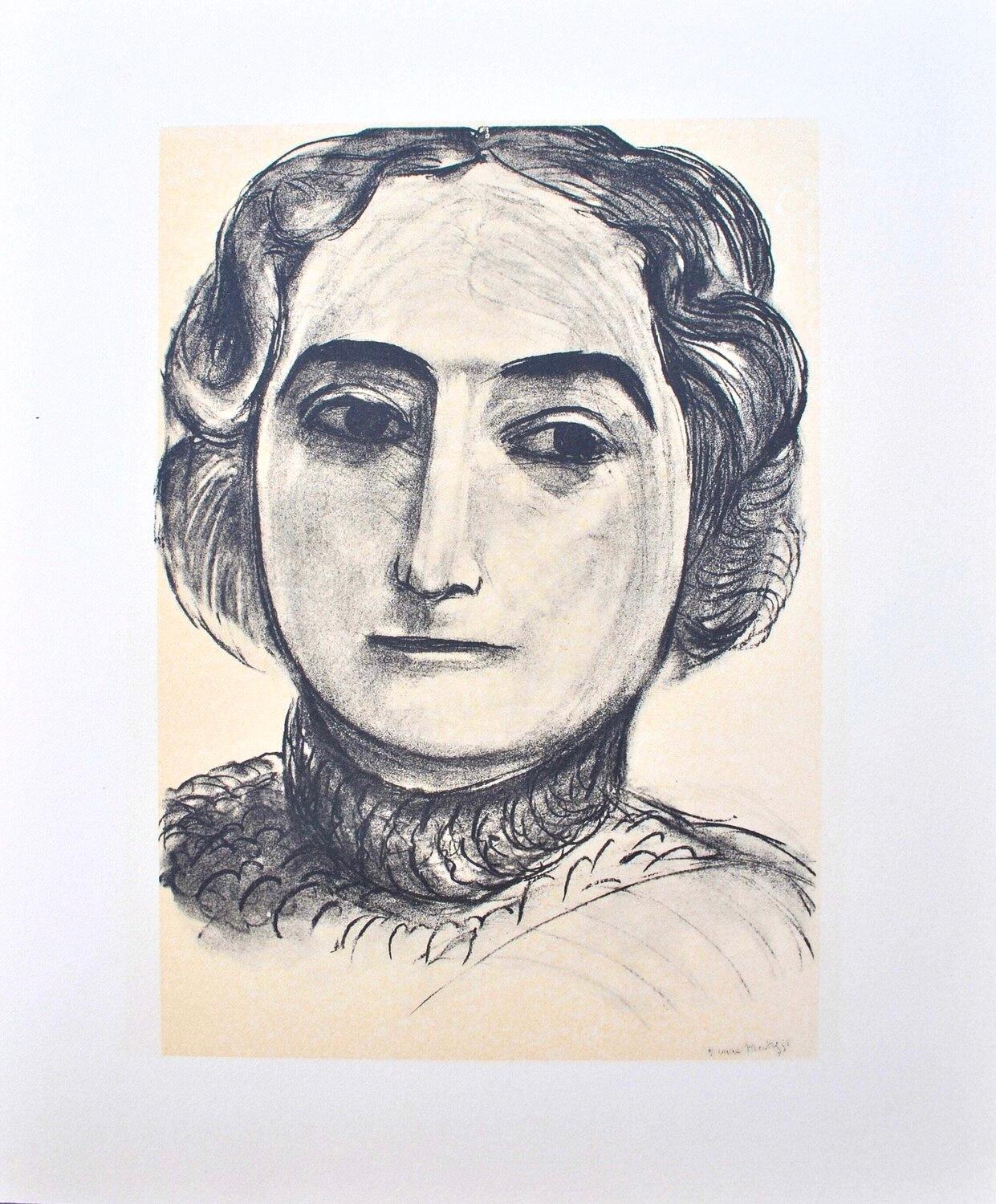 Matisse, Mademoiselle Claribel Cone, Portraits par Henri Matisse (after) For Sale 4