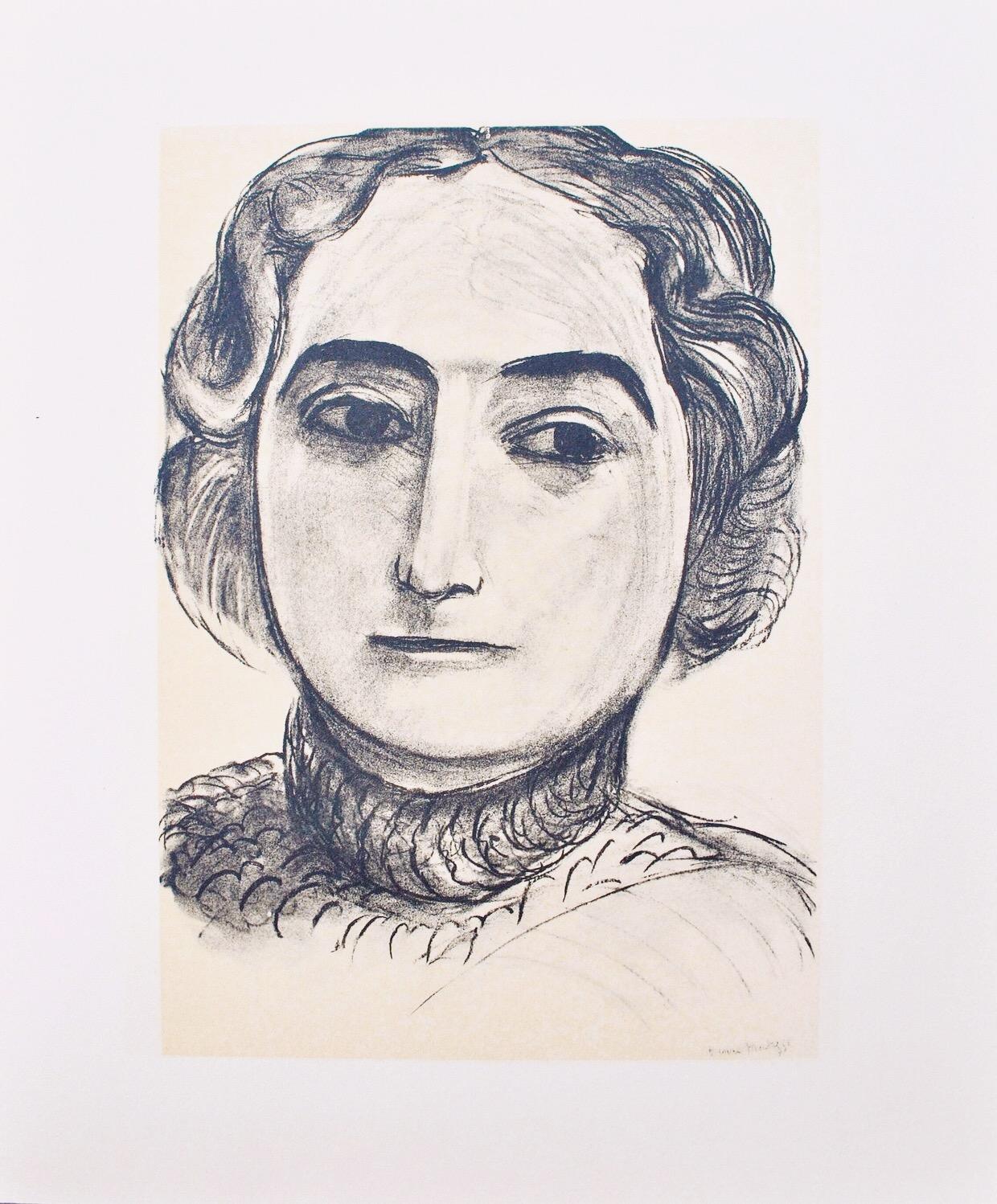 Matisse, Mademoiselle Claribel Cone, Portraits par Henri Matisse (after) For Sale 4