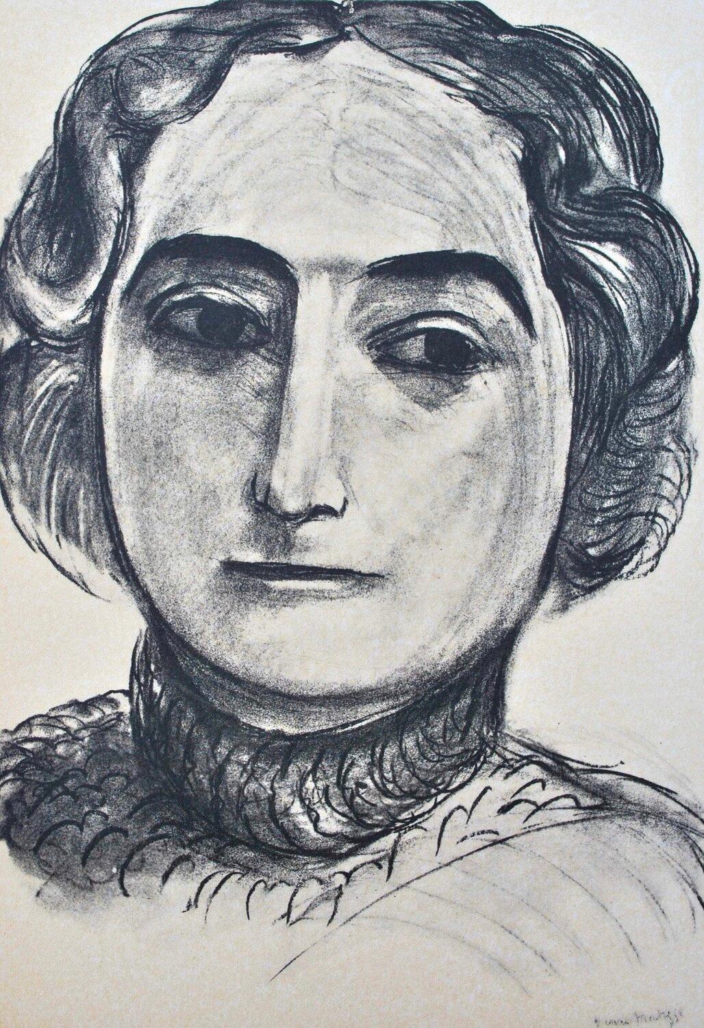 Medium: Collotype, héliogravure, recto and verso, on grand vélin Renage filigrané paper, as issued
Year: 1954
Paper Size: 12 x 9.25 inches; image size: 9.05 x 6.3 inches
Inscription: Signed in the plate and unnumbered, as issued
Notes: From the