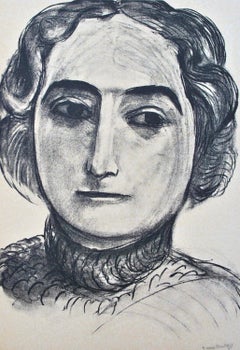 Vintage Matisse, Mademoiselle Claribel Cone, Portraits par Henri Matisse (after)