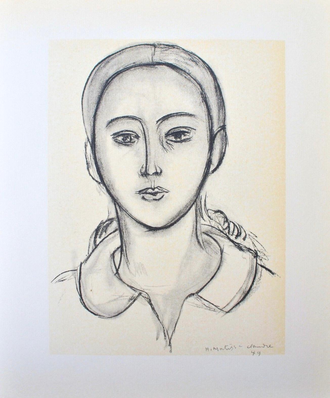Matisse, Mademoiselle C.P., Portraits par Henri Matisse (after) For Sale 4