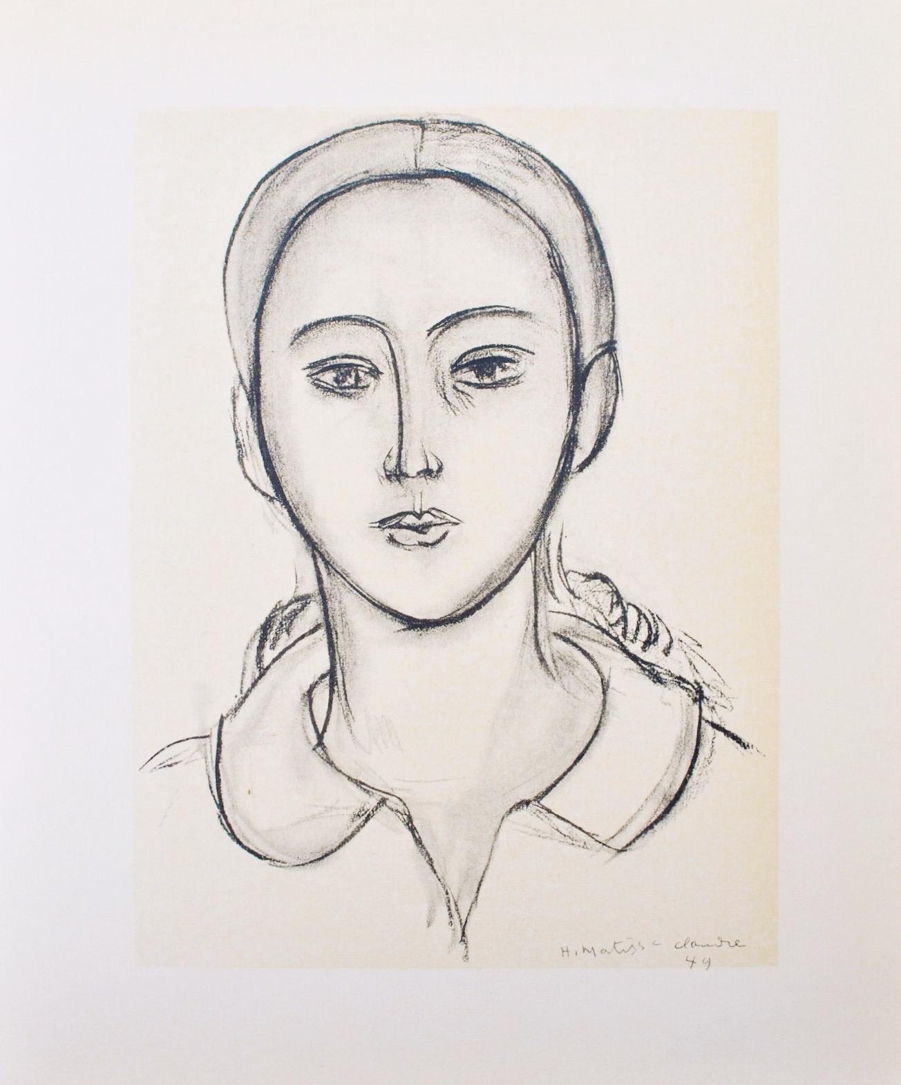 Matisse, Mademoiselle C.P., Portraits par Henri Matisse (after) For Sale 4