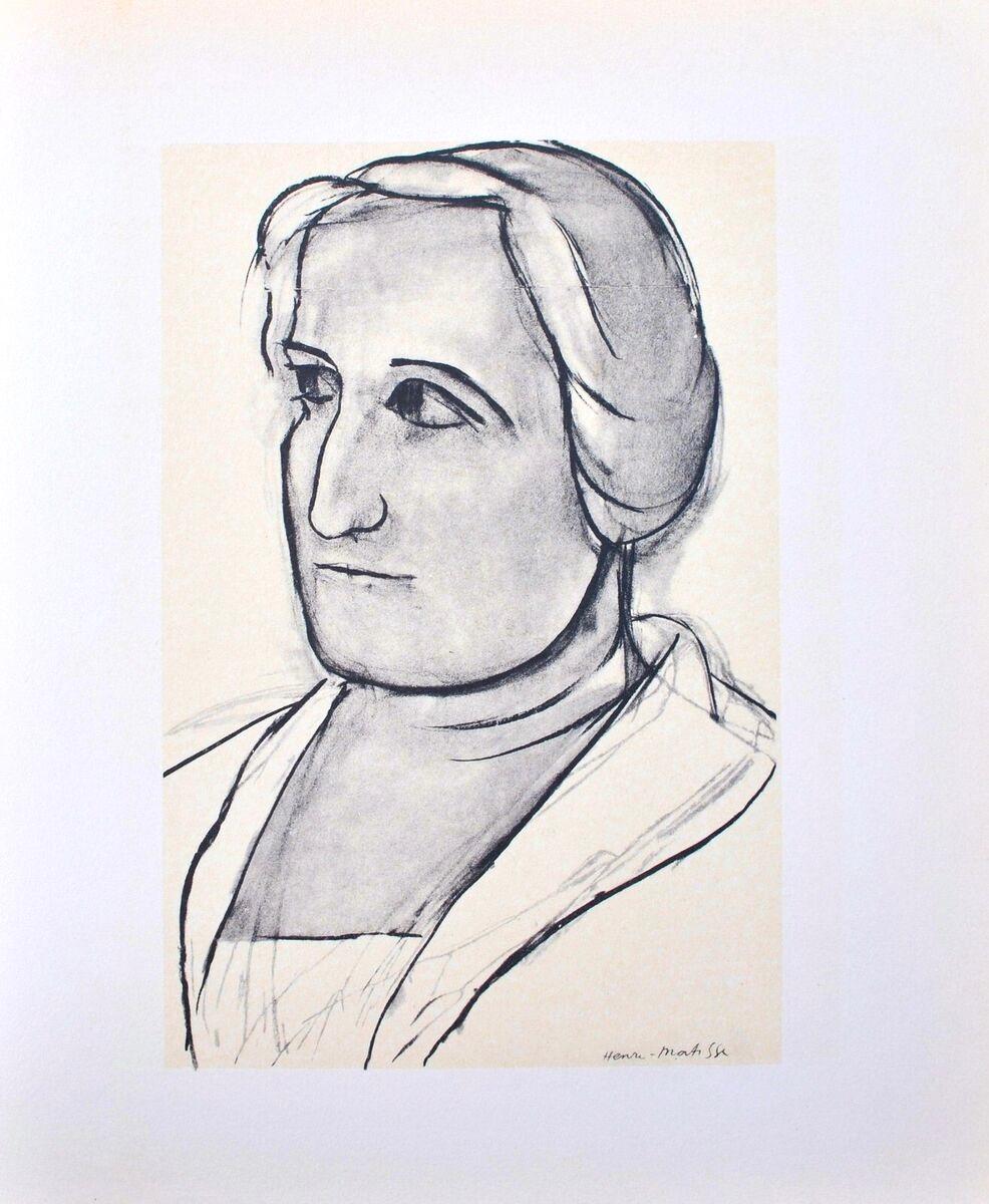 Matisse, Mademoiselle Etta Cone II, Portraits par Henri Matisse (after) For Sale 4