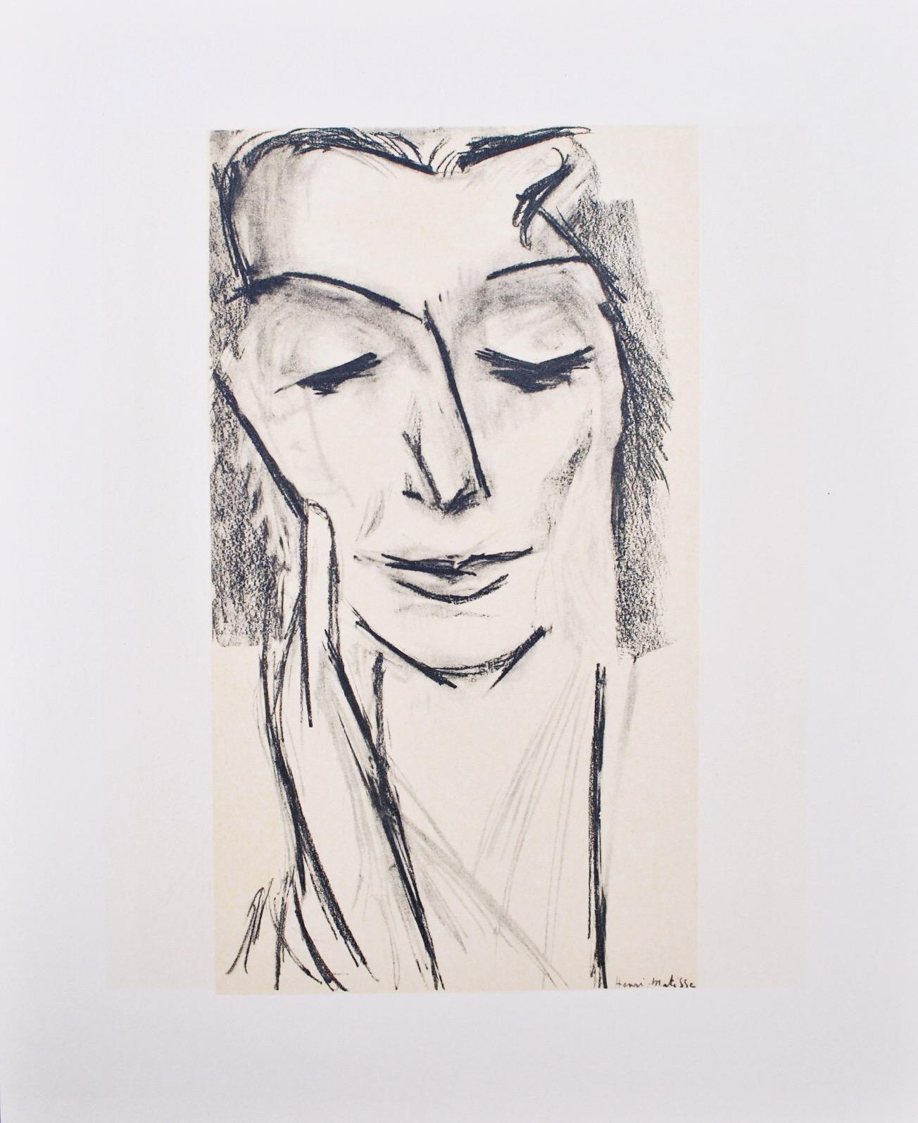 Matisse, Mademoiselle Eva Mudocci, Portraits par Henri Matisse (after) For Sale 4