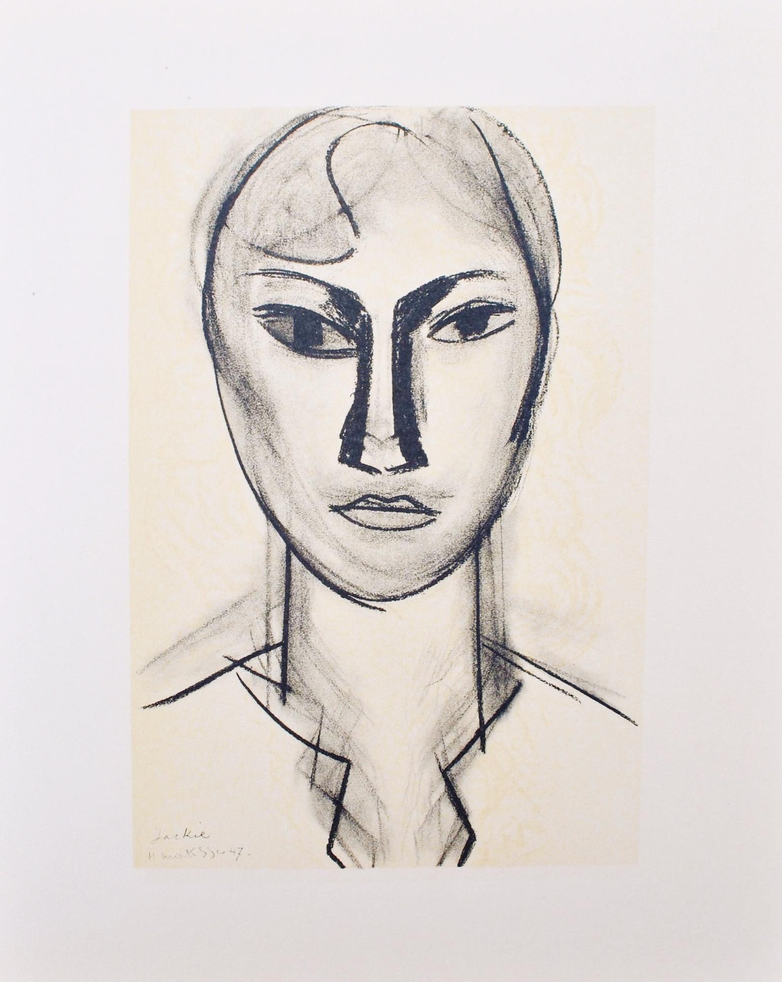 Matisse, Mademoiselle Jacqueline Matisse, Portraits par Henri Matisse (after) For Sale 4