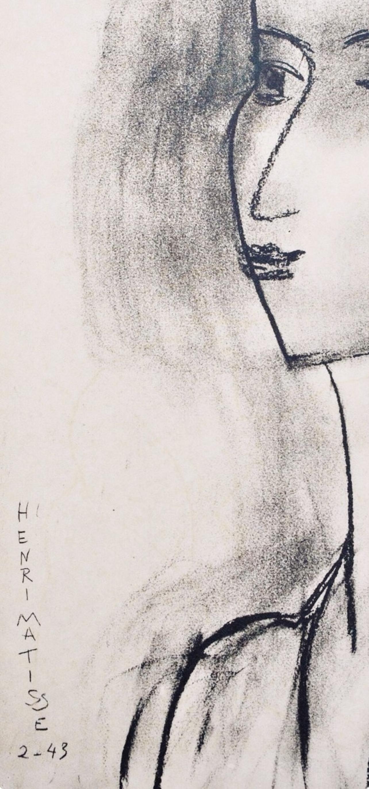 Matisse, Mademoiselle J.Leriche, Portraits par Henri Matisse (after) For Sale 3