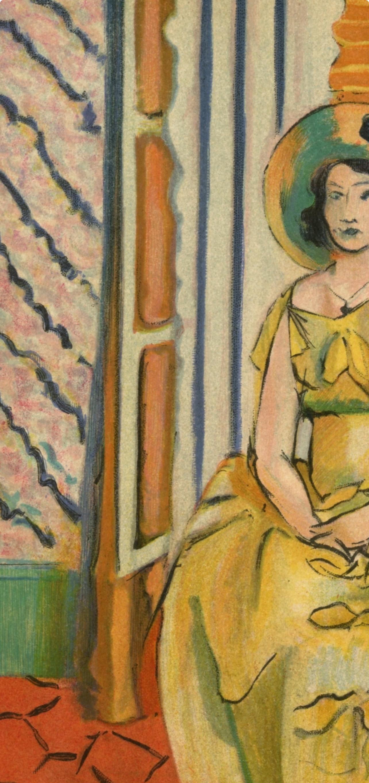 Matisse, Mademoiselle L.L., Ritratti da Henri Matisse (after) in vendita 2
