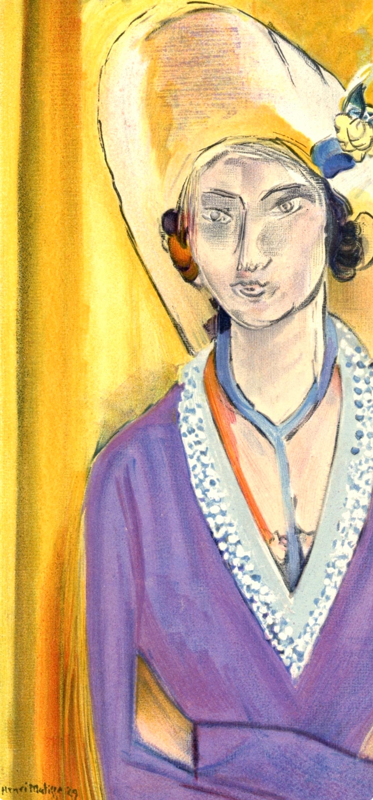 Matisse, Mademoiselle L.L., Portraits par Henri Matisse (after) For Sale 2