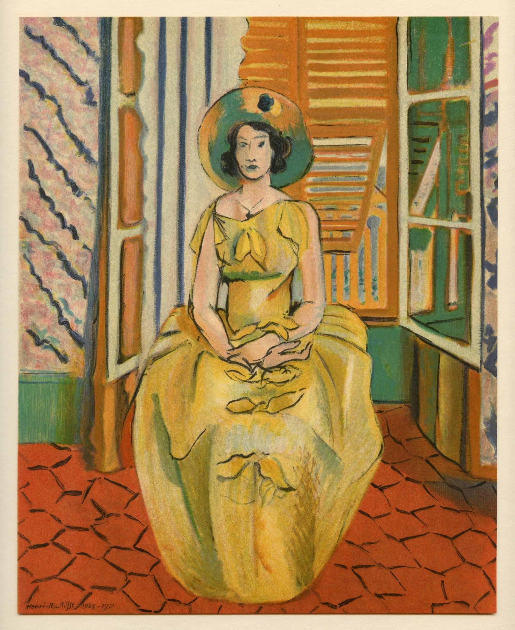 Matisse, Mademoiselle L.L., Ritratti da Henri Matisse (after) in vendita 4