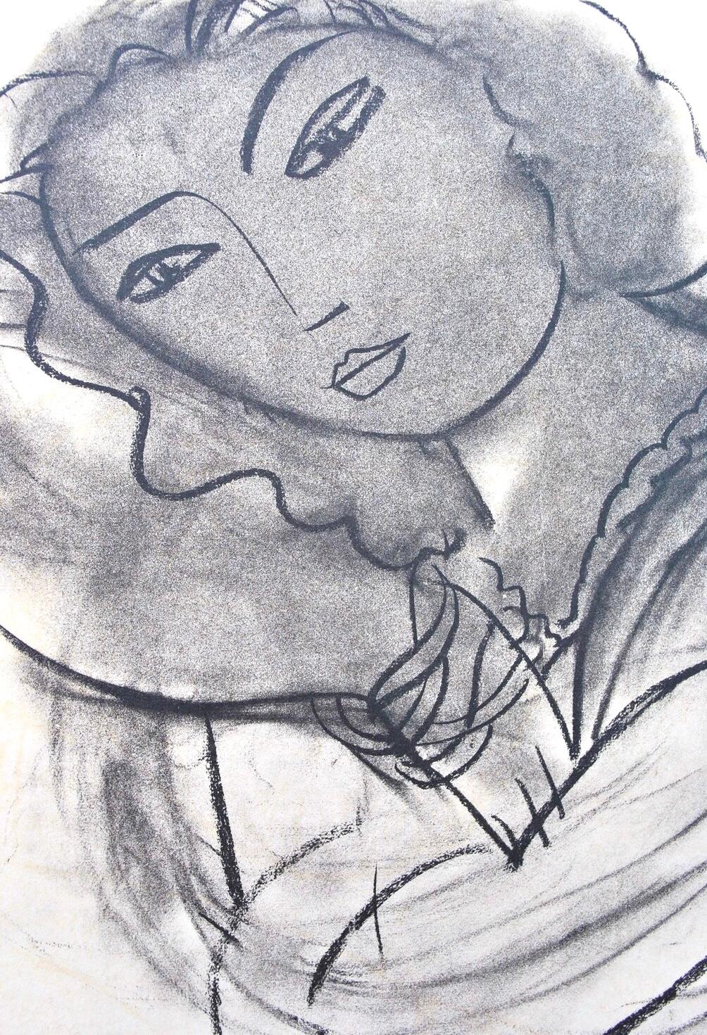 Matisse, Mademoiselle M.A. I, Portraits par Henri Matisse (after) For Sale 1