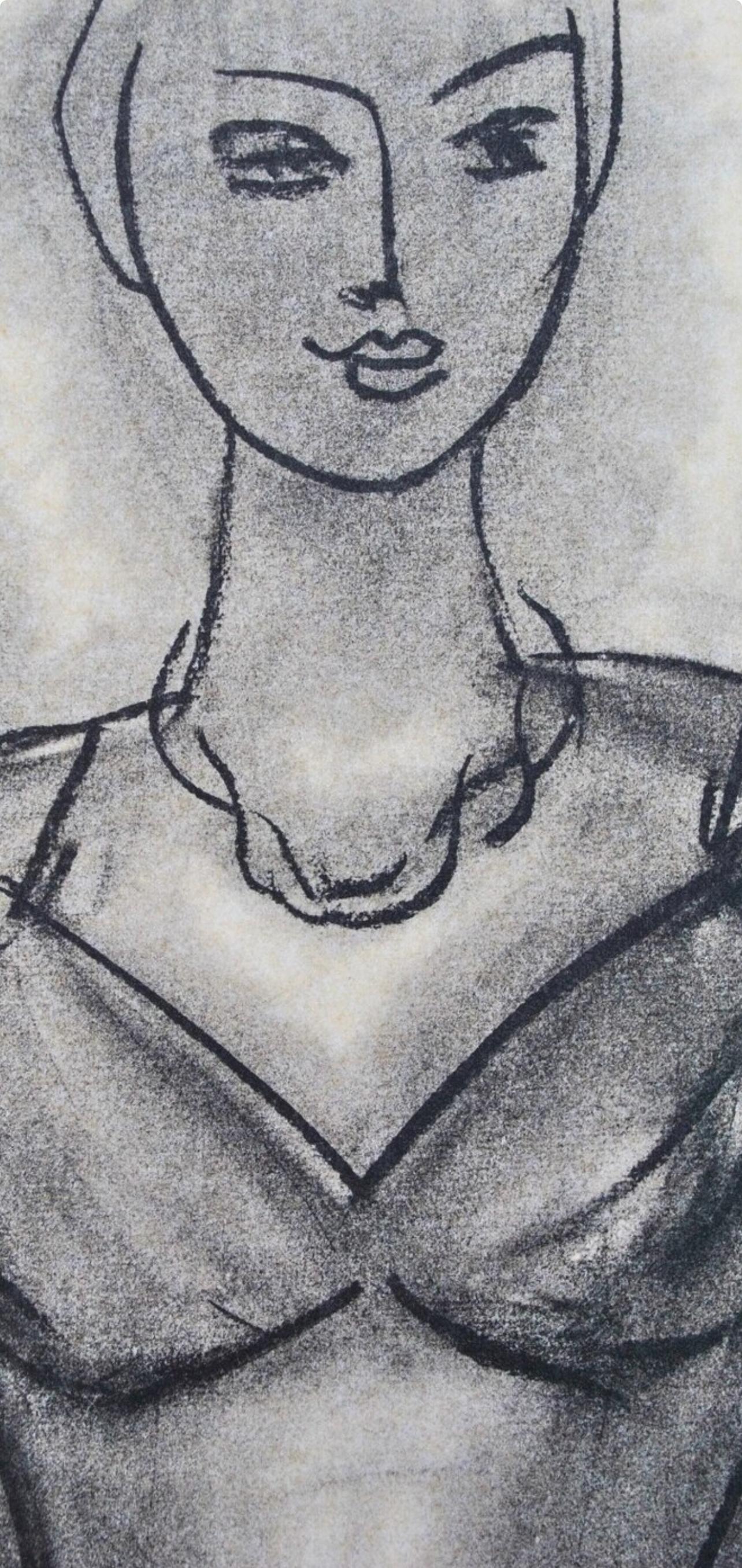 Matisse, Mademoiselle M.A. II, Portraits par Henri Matisse (after) For Sale 2