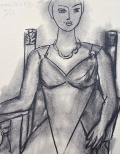 Matisse, Mademoiselle M.A. II, Portraits par Henri Matisse (after)