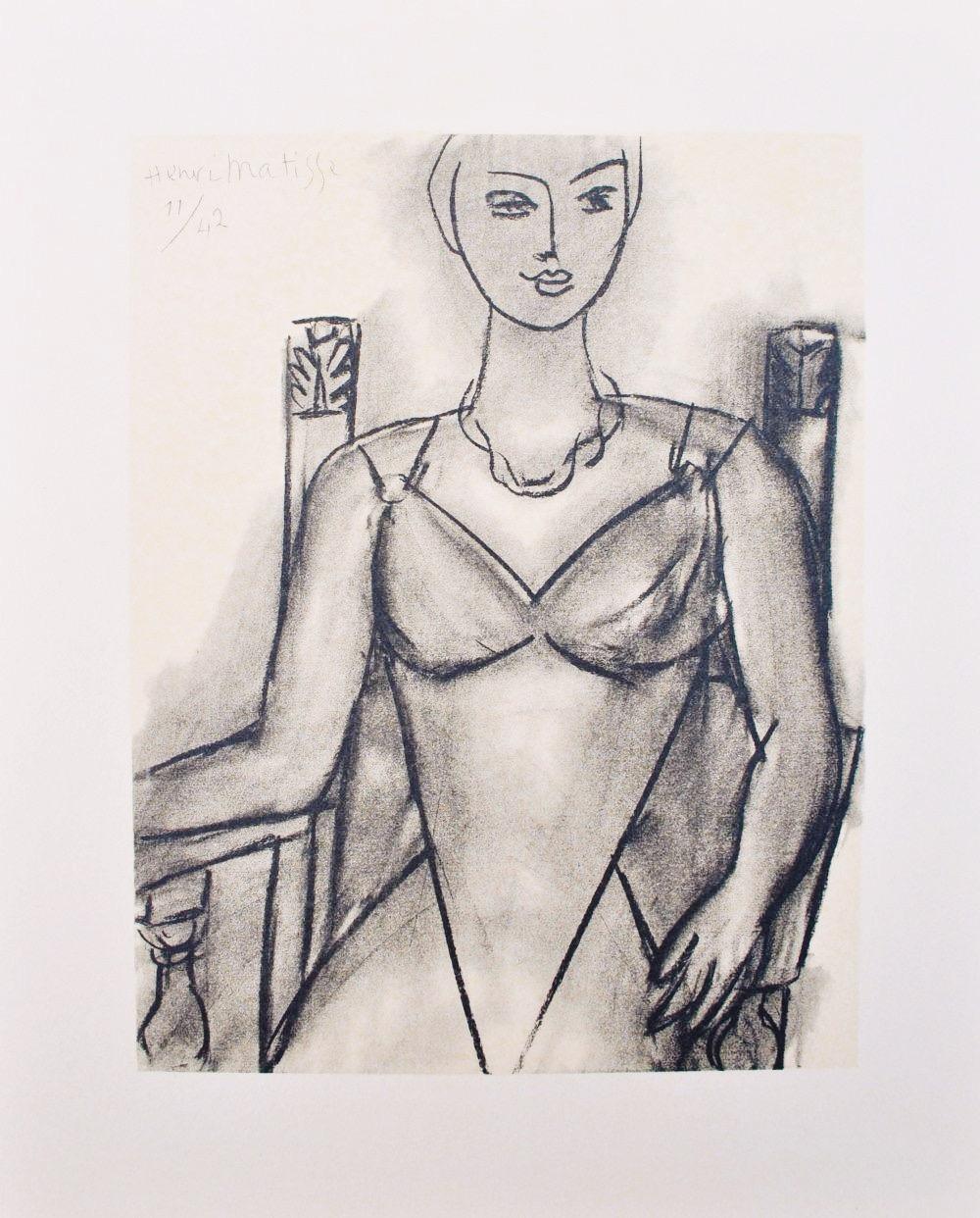 Matisse, Mademoiselle M.A., Portraits par Henri Matisse (after) For Sale 4