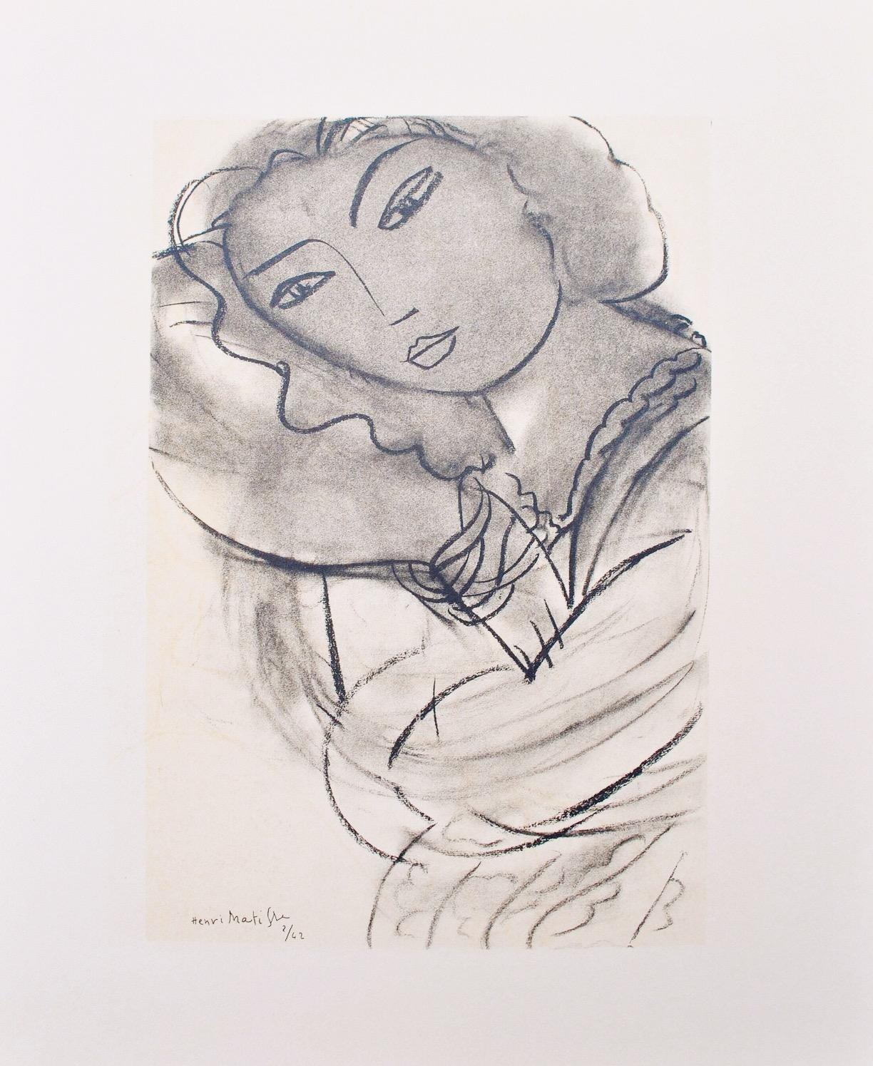 Matisse, Mademoiselle M.A., Portraits par Henri Matisse (after) For Sale 4