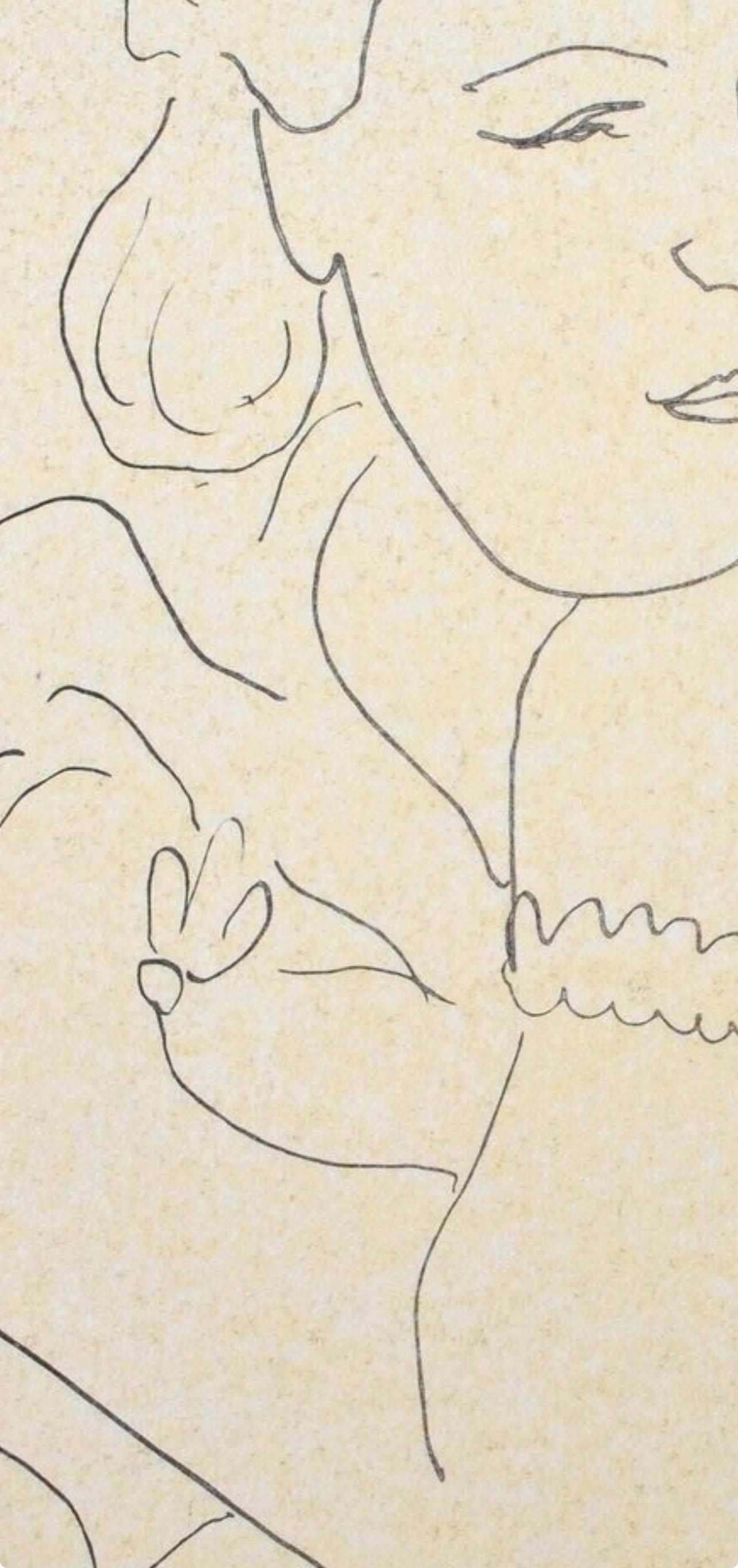 Matisse, Mademoiselle M.B., Retratos par Henri Matisse (after) en venta 3