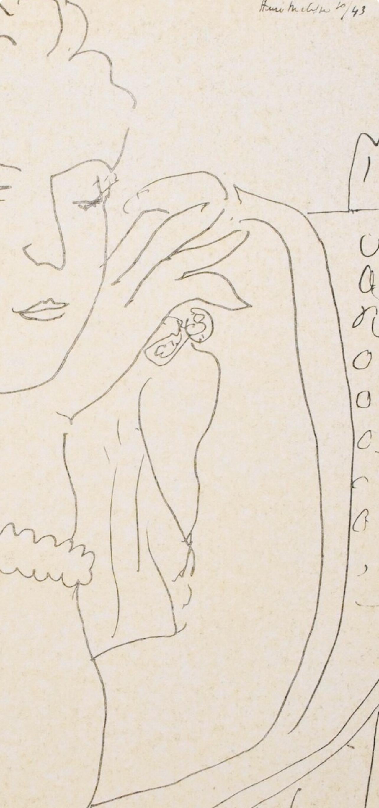 Matisse, Mademoiselle M.B., Portraits par Henri Matisse (after) For Sale 3