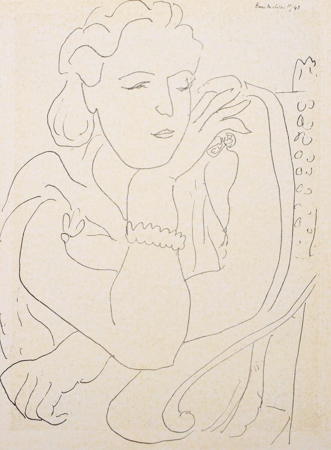 Héliogravure on vélin paper, mounted on vélin paper backing sheet, as issued. Paper Size: 12 x 9.25 inches; image size: 9.45 x 6.69 inches. Inscription: Signed in the plate and unnumbered, as issued. Notes: From the album, Portraits par Henri