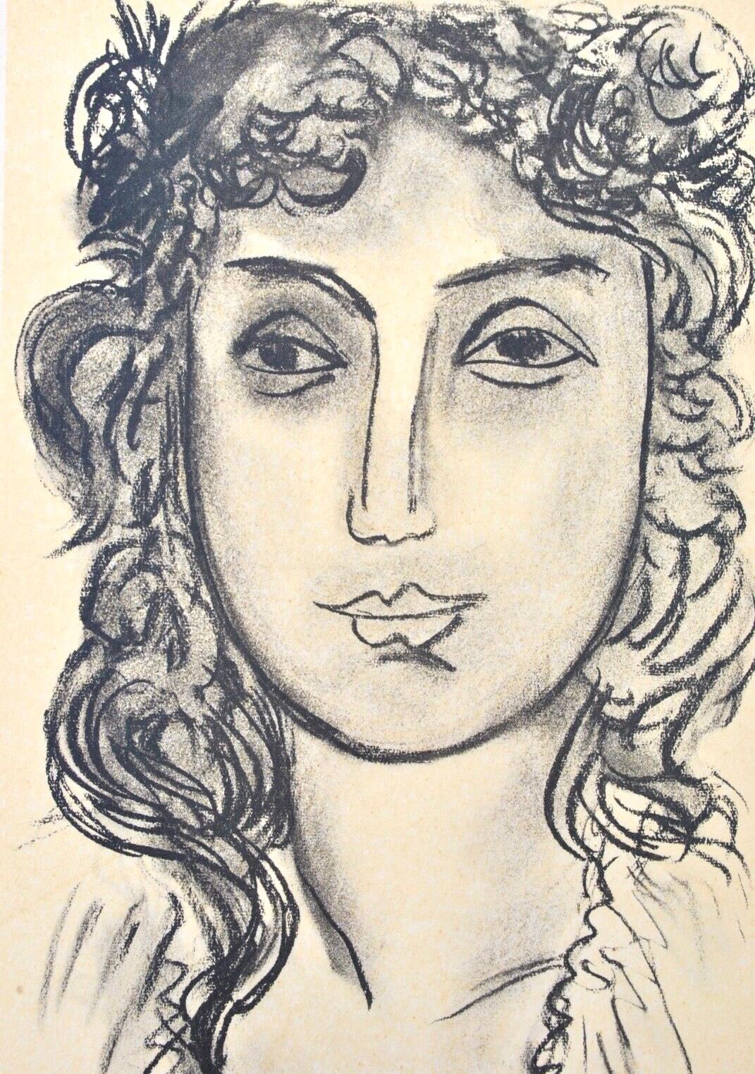Matisse, Mademoiselle P.C., Portraits par Henri Matisse (after) For Sale 1