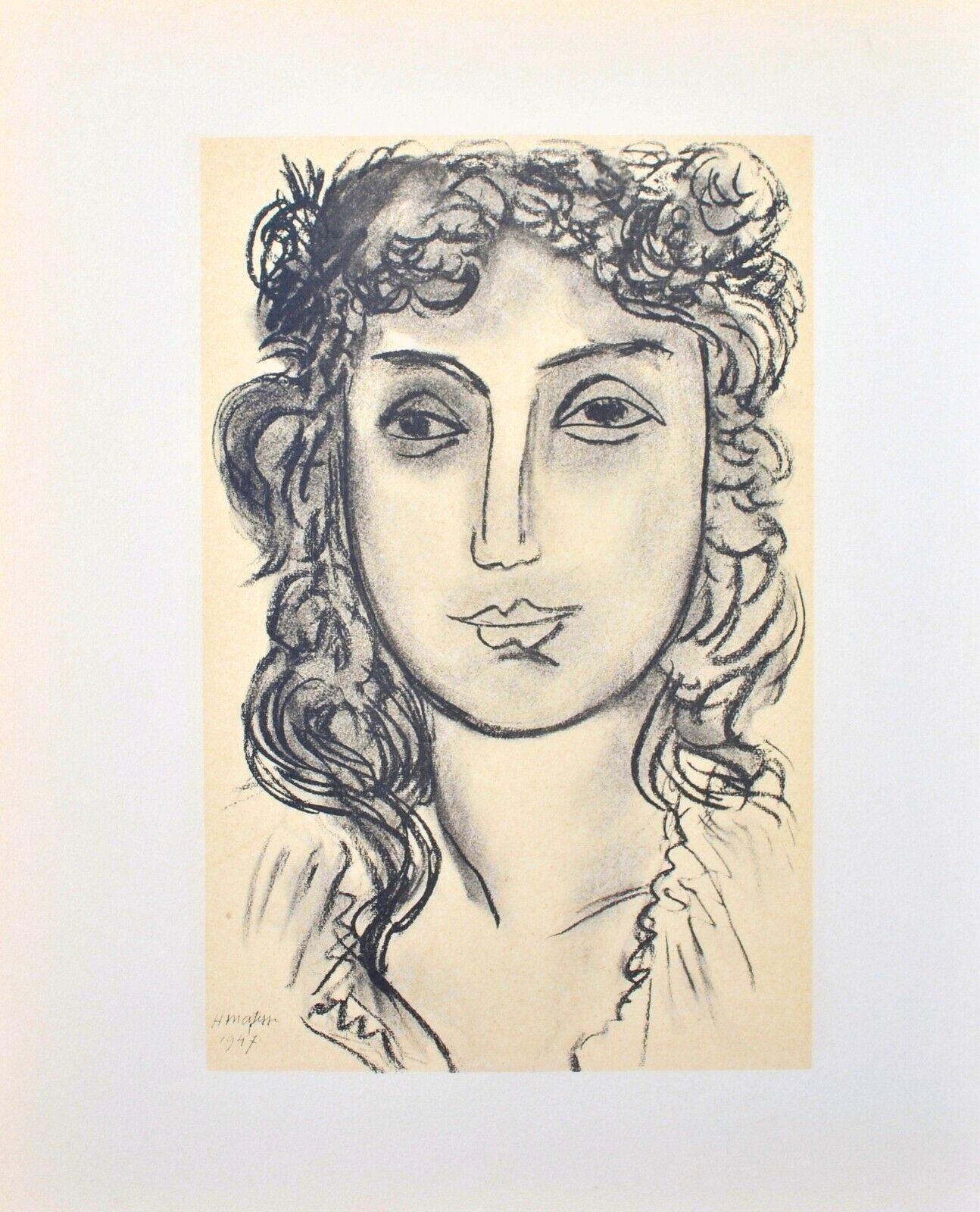 Matisse, Mademoiselle P.C., Portraits par Henri Matisse (after) For Sale 4