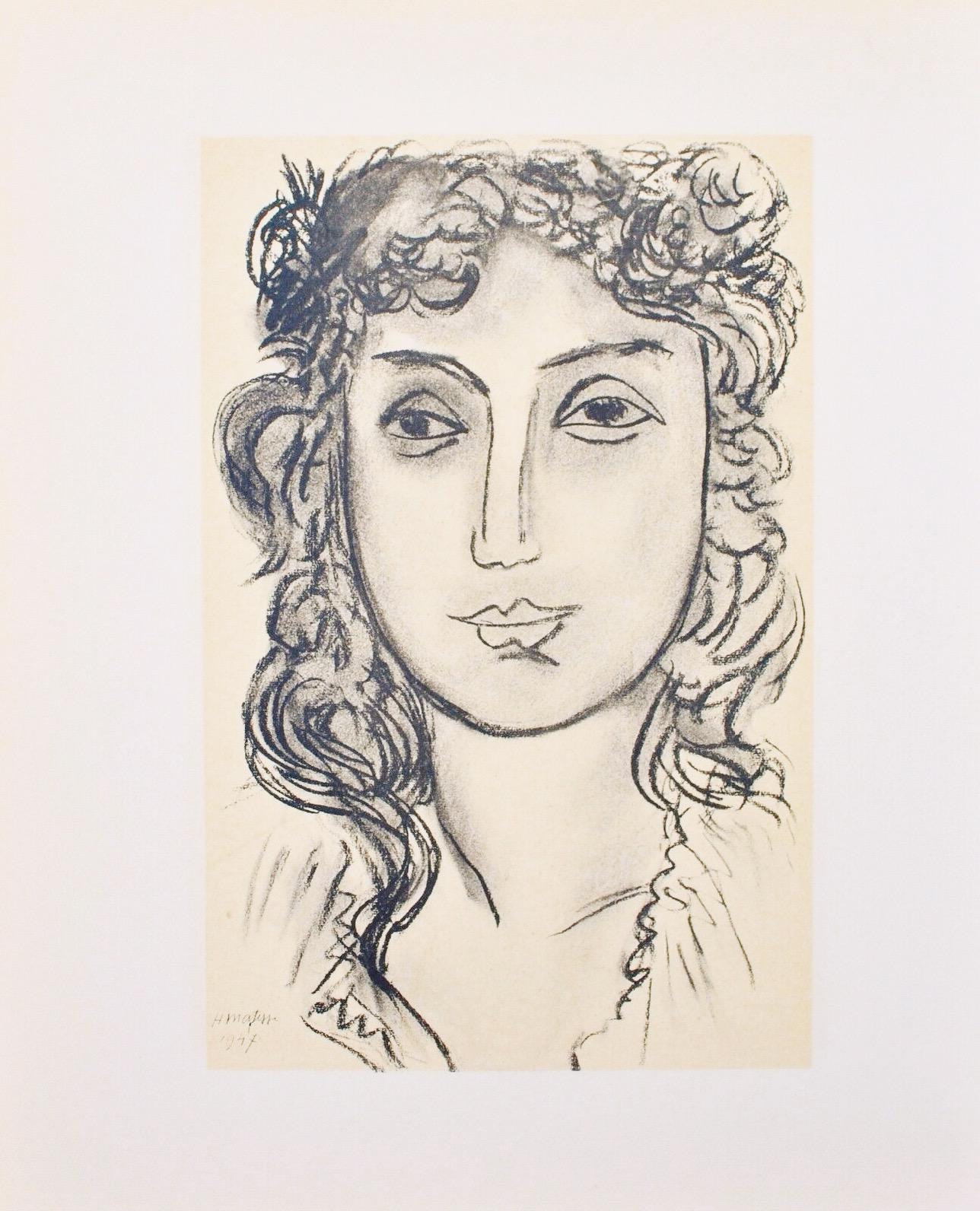 Matisse, Mademoiselle P.C., Portraits par Henri Matisse (after) For Sale 4
