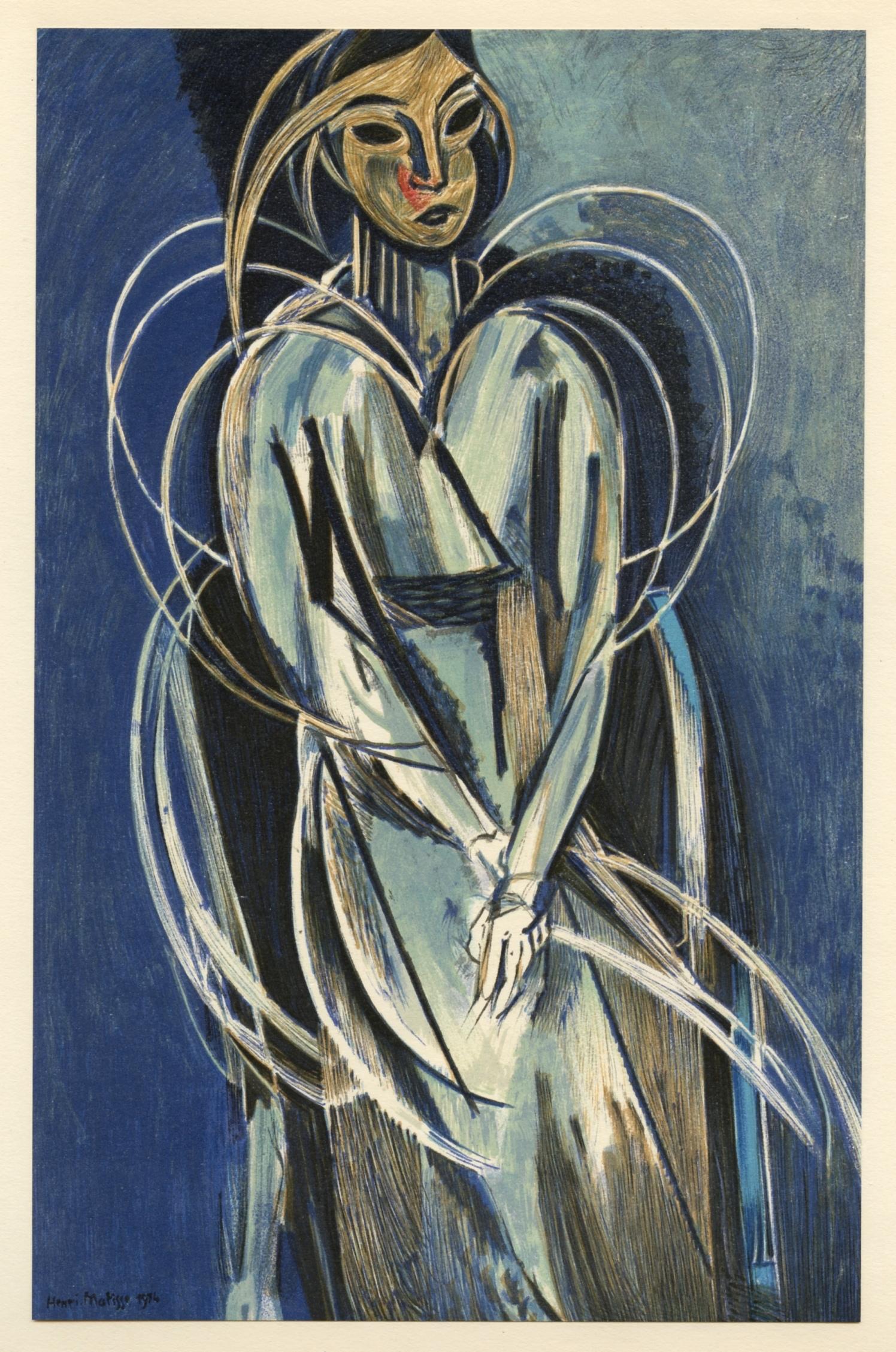 Matisse, Mademoiselle Yvonne Landsberg, Porträts par Henri Matisse (nach) im Angebot 4