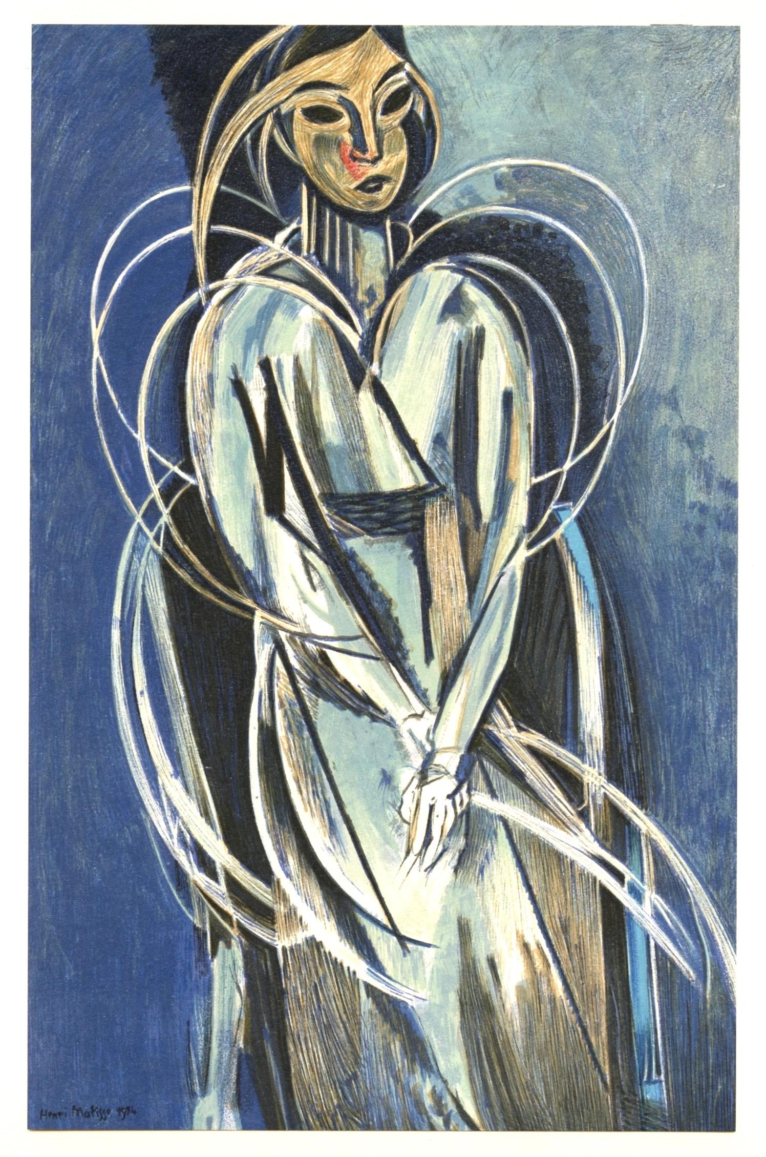 Matisse, Mademoiselle Yvonne Landsberg, Portraits d'Henri Matisse (d'après) en vente 4
