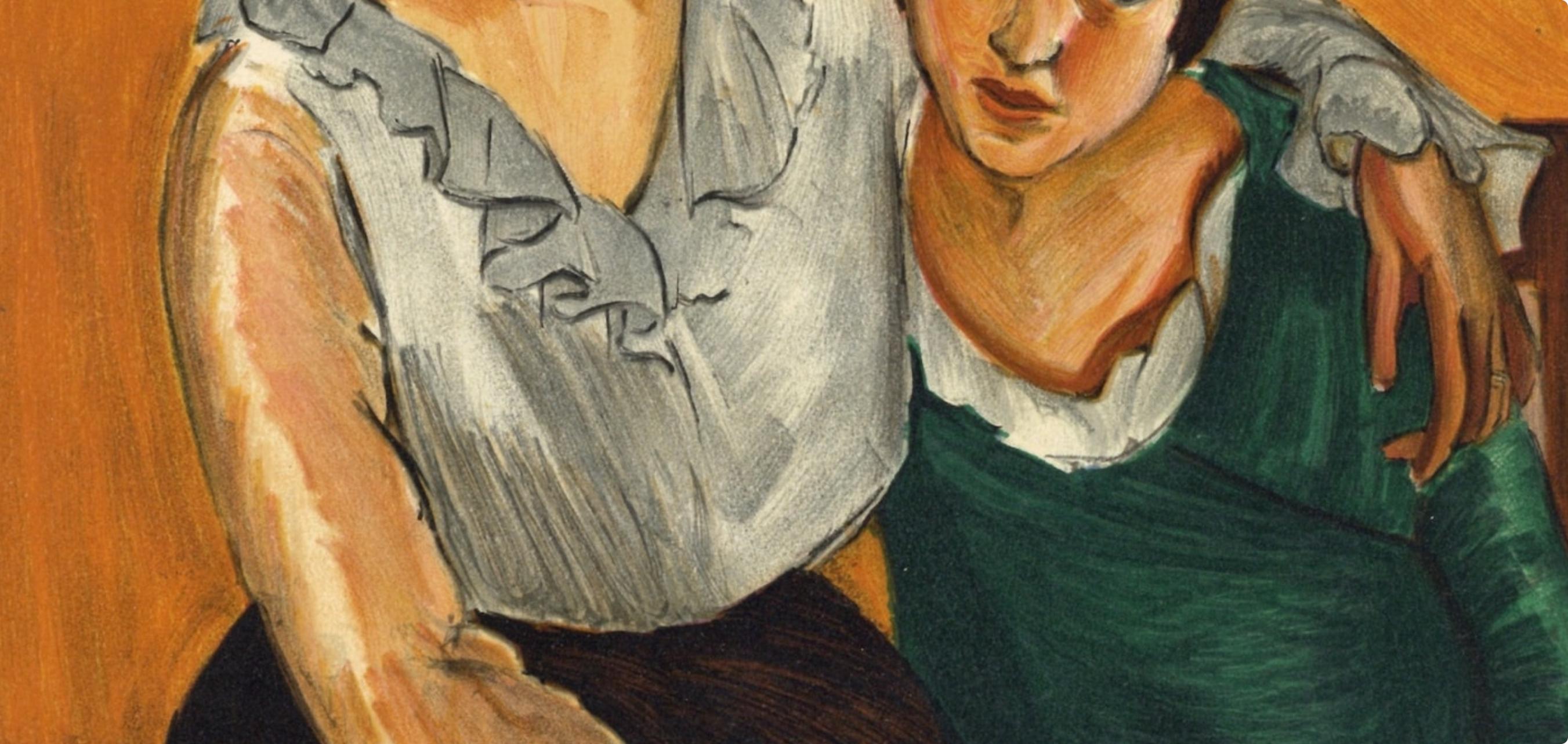 Matisse, Mademoiselle…Les deux Soeurs, Portraits par Henri Matisse (after) For Sale 3