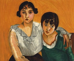 Vintage Matisse, Mademoiselle…Les deux Soeurs, Portraits par Henri Matisse (after)