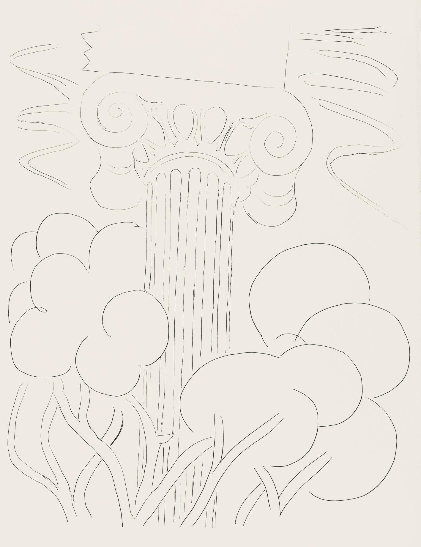 Landscape Print Henri Matisse - Matisse, Mes bouquins refermés sur le nom de Paphos, Poésies (d'après)