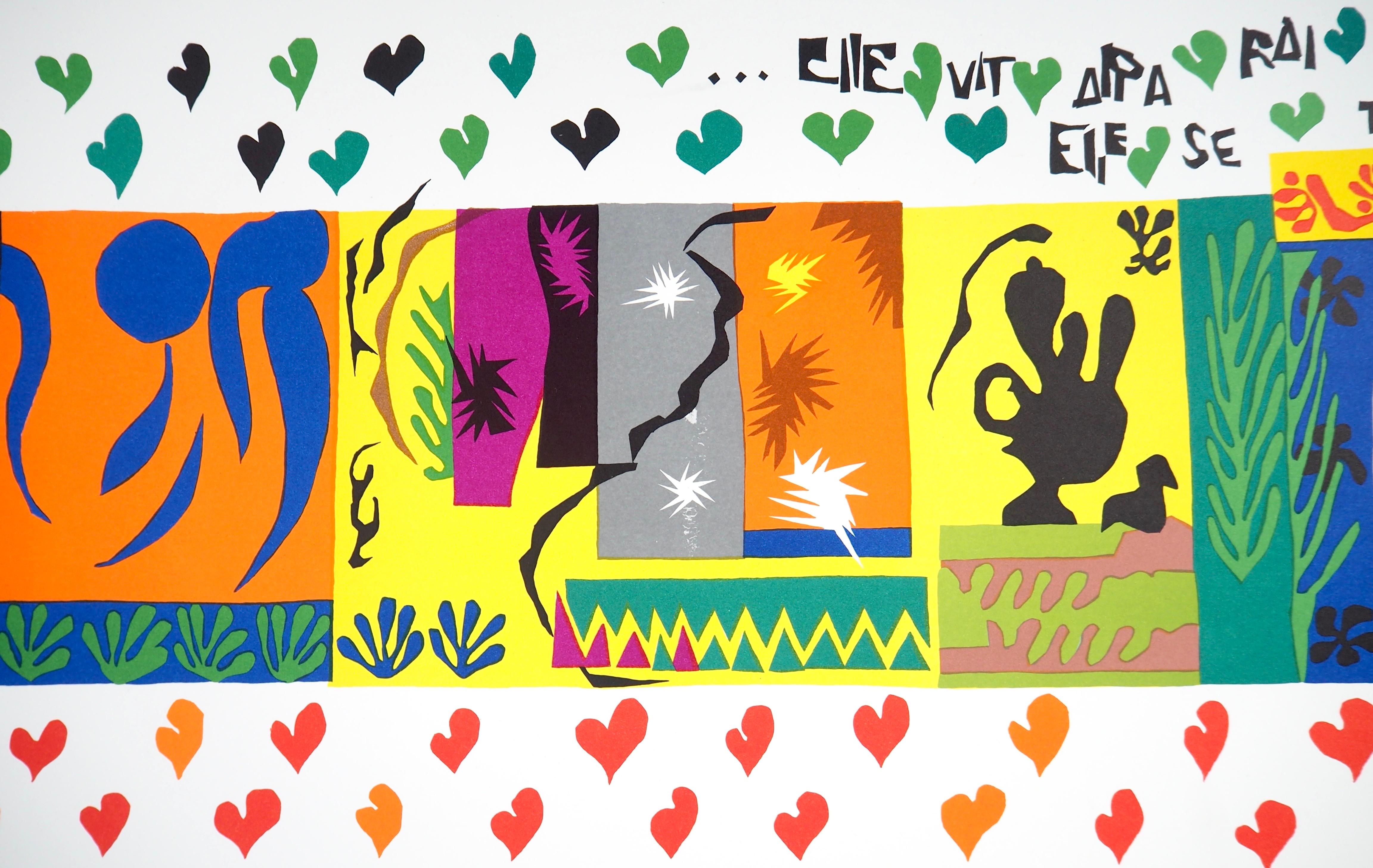Matisse, Mille et une Nuit, Derrière le miroir (dopo) - Print Fauvismo di Henri Matisse