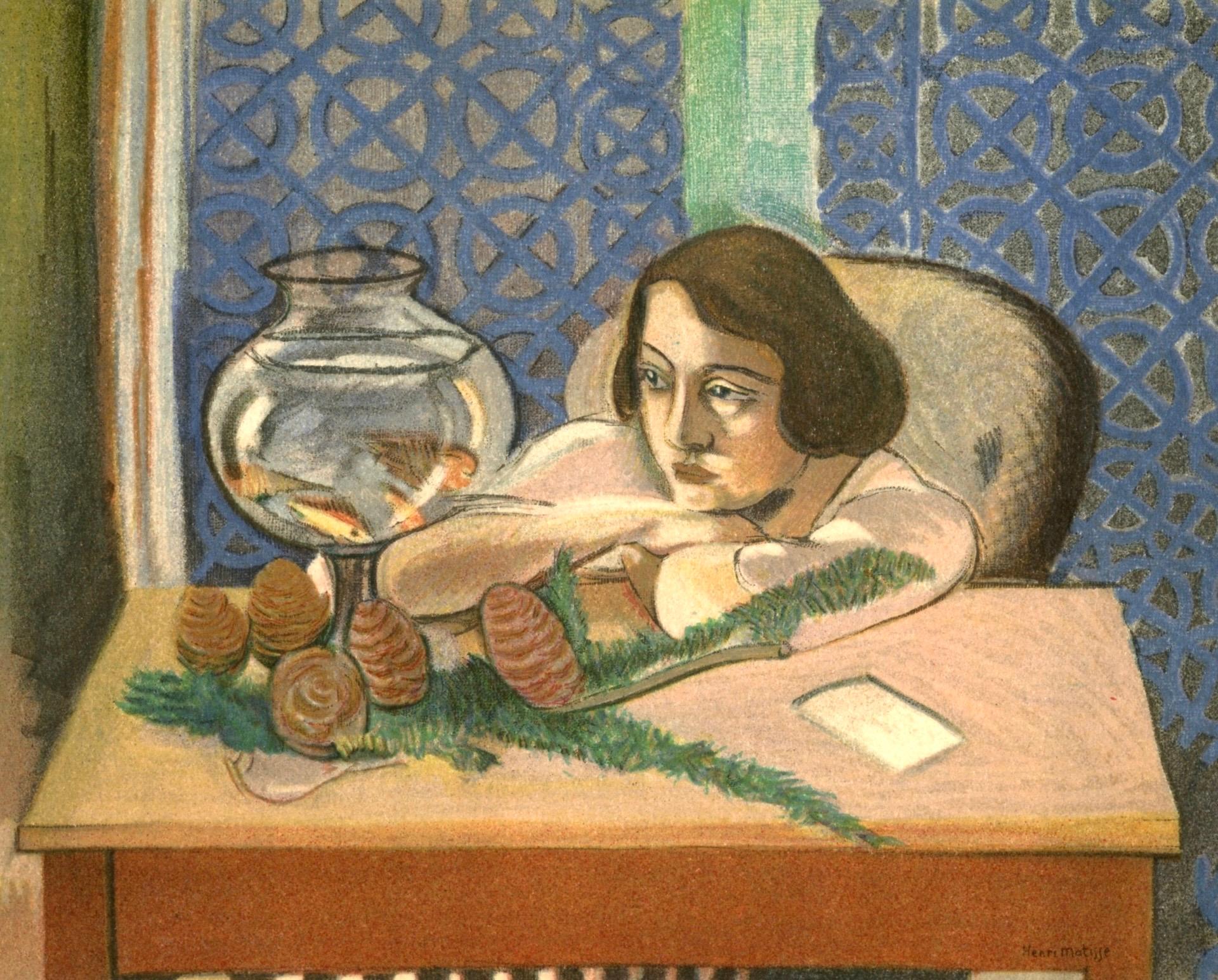 Lithographie auf Velinpapier, auf Velinpapierunterlage montiert, wie ausgestellt. Papiergröße: 12 x 9,25 Zoll; Bildgröße: 6,69 x 8,27 Zoll. Beschriftung: In der Platte signiert und nicht nummeriert, wie ausgegeben. Anmerkungen: Aus dem Album,