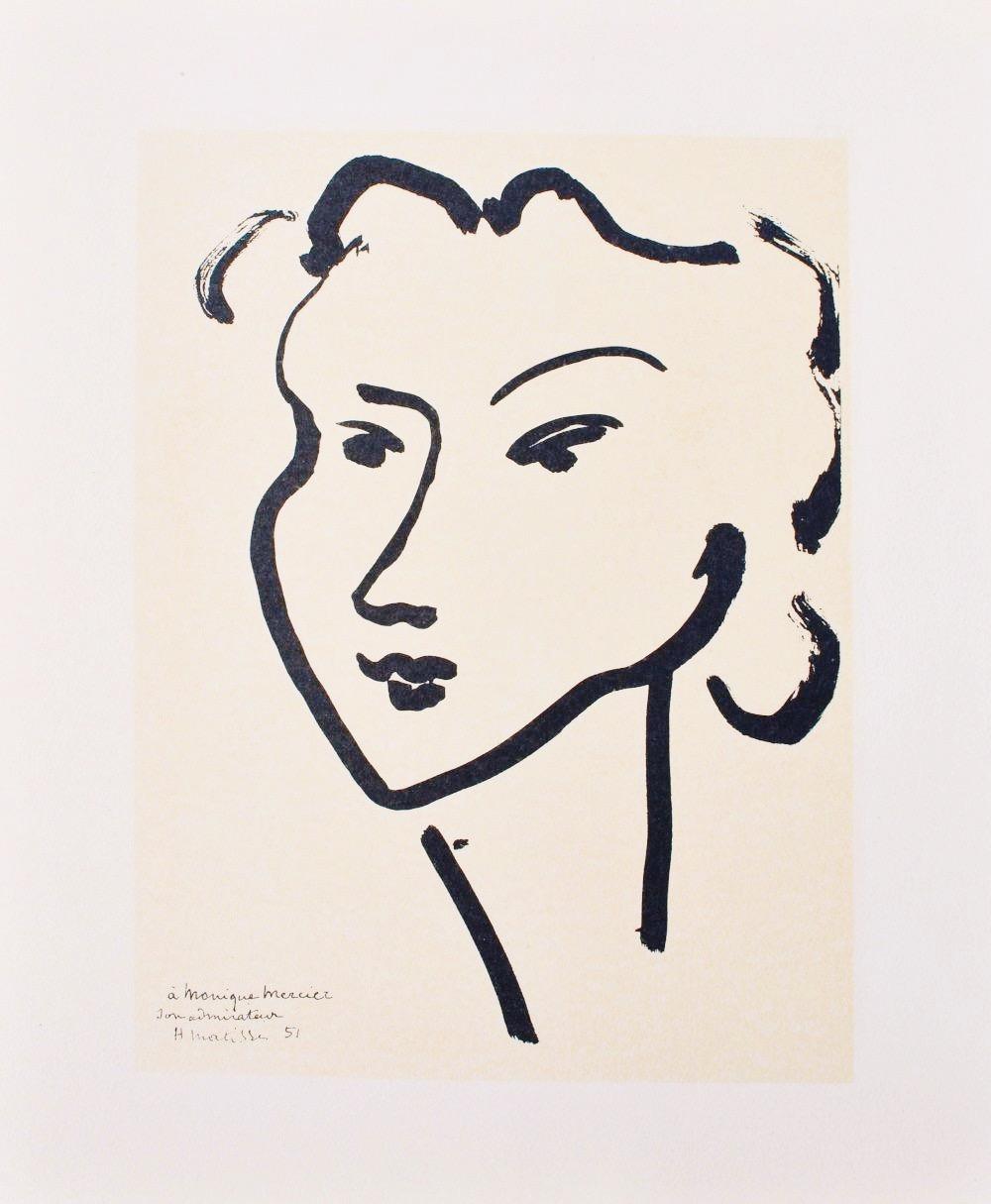 Matisse, Mme Monique Mercier, Portraits par Henri Matisse (after) For Sale 4