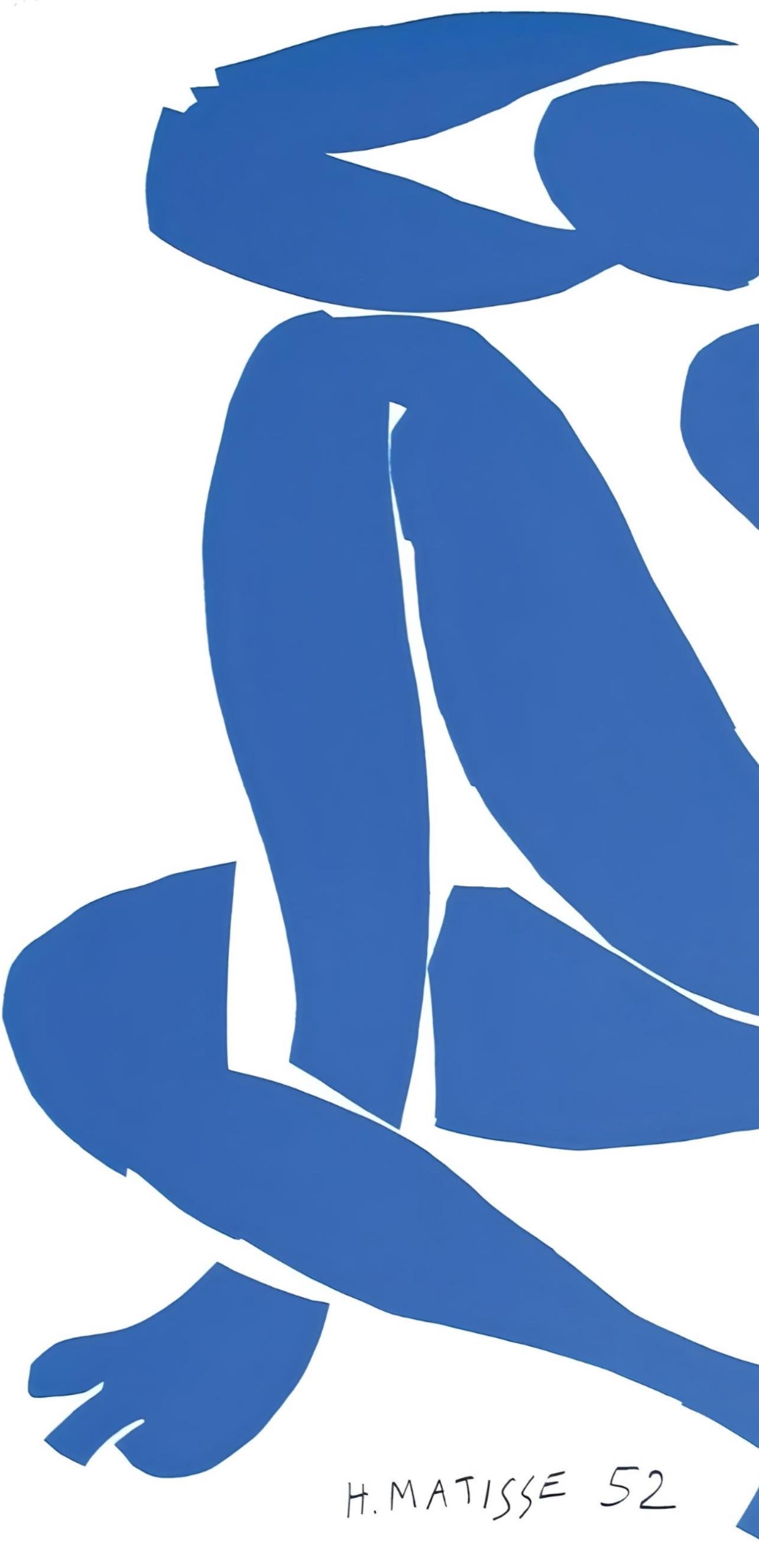 Matisse, Nu Bleu III (Duthuit 139), Verve: Revue Artistique (nach) (Moderne), Print, von Henri Matisse