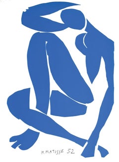 Vintage Matisse, Nu Bleu III (Duthuit 139), Verve: Revue Artistique (after)