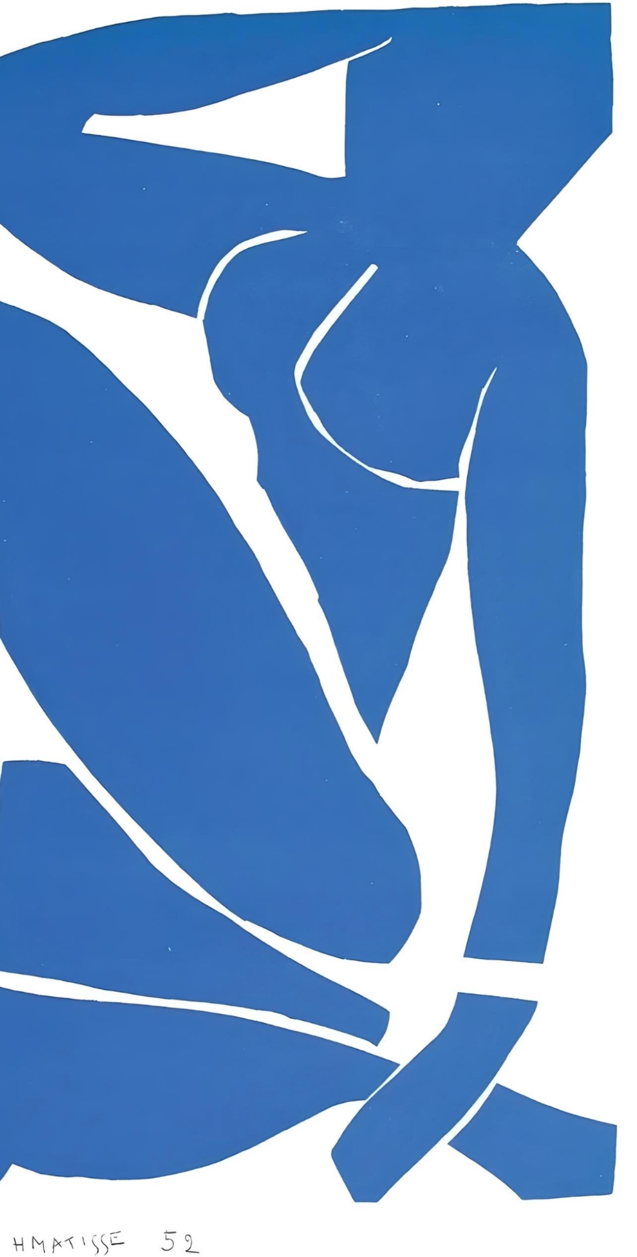 Matisse, Nu Bleu IX (Duthuit 139), Verve: Revue Artistique (after) - Print by Henri Matisse
