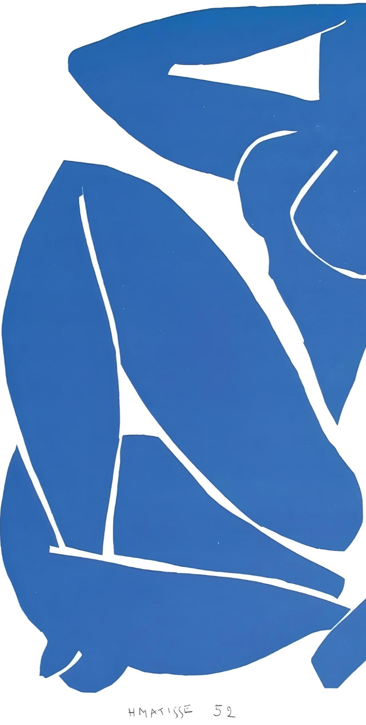 Matisse, Nu Bleu IX (Duthuit 139), Verve: Revue Artistique (after) - Modern Print by Henri Matisse