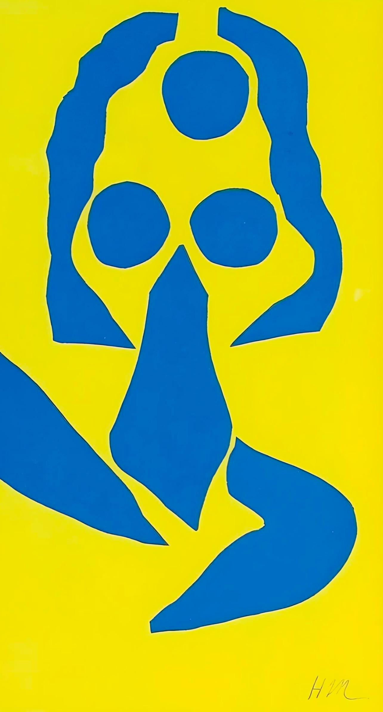 Matisse, Nu bleu, la grenouille (Duthuit 139), Verve: Revue Artistique (después) - Print de Henri Matisse