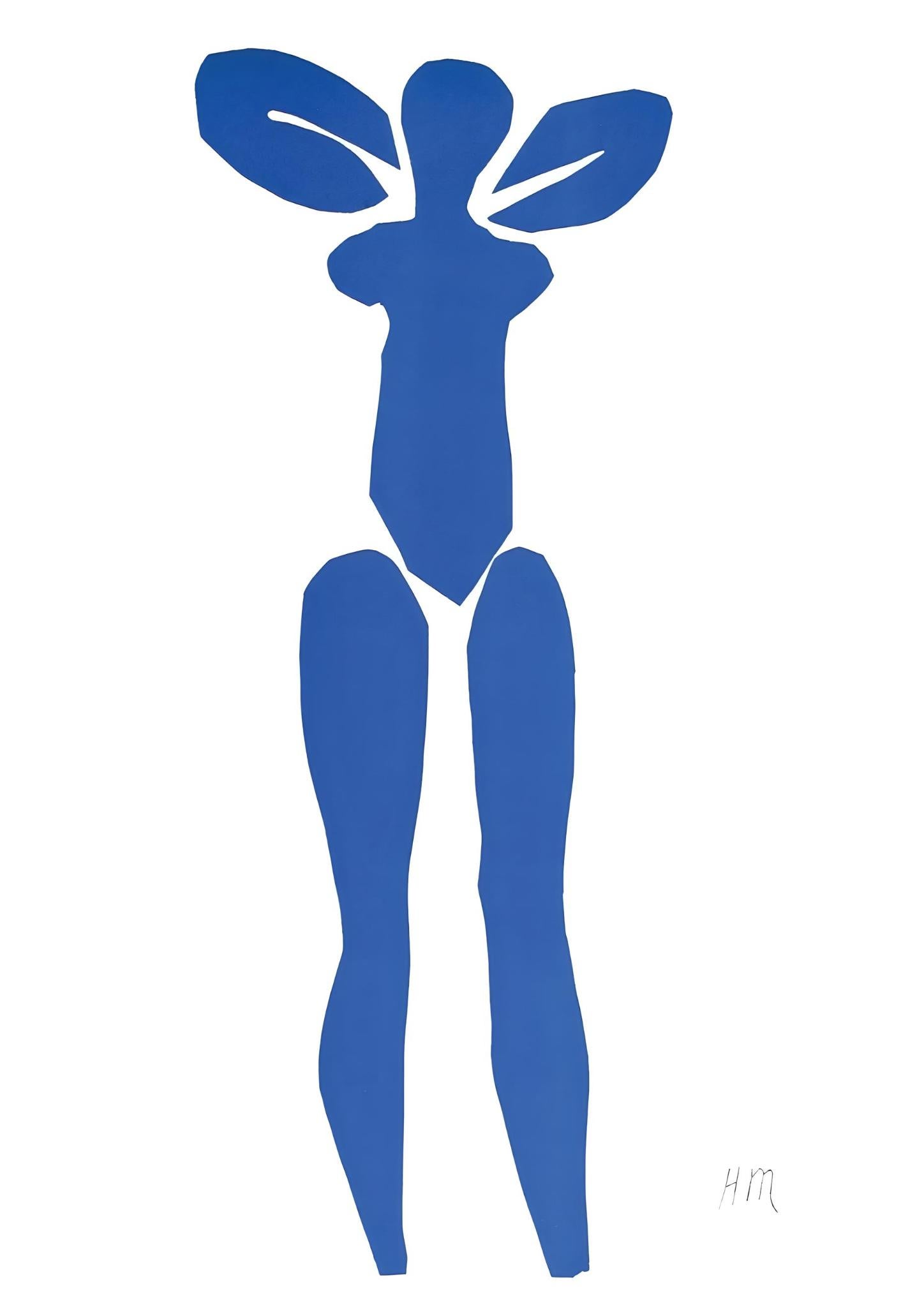 Henri Matisse Nude Print - Matisse, Nu Bleu X (Duthuit 139), Verve: Revue Artistique (after)