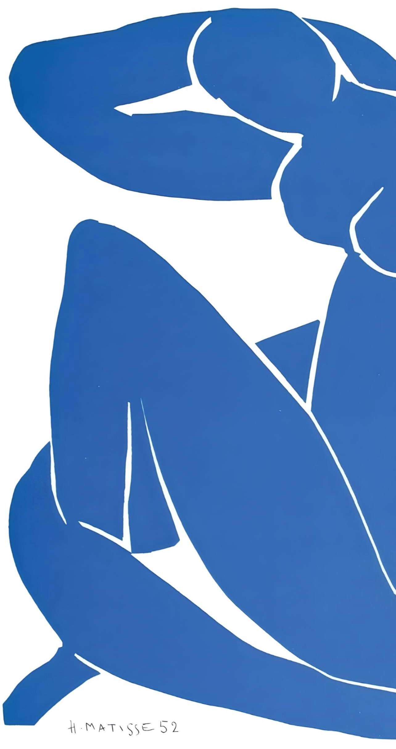 Matisse, Nu Bleu XII (Duthuit 139), Verve : Revue Artistique (après) - Moderne Print par Henri Matisse