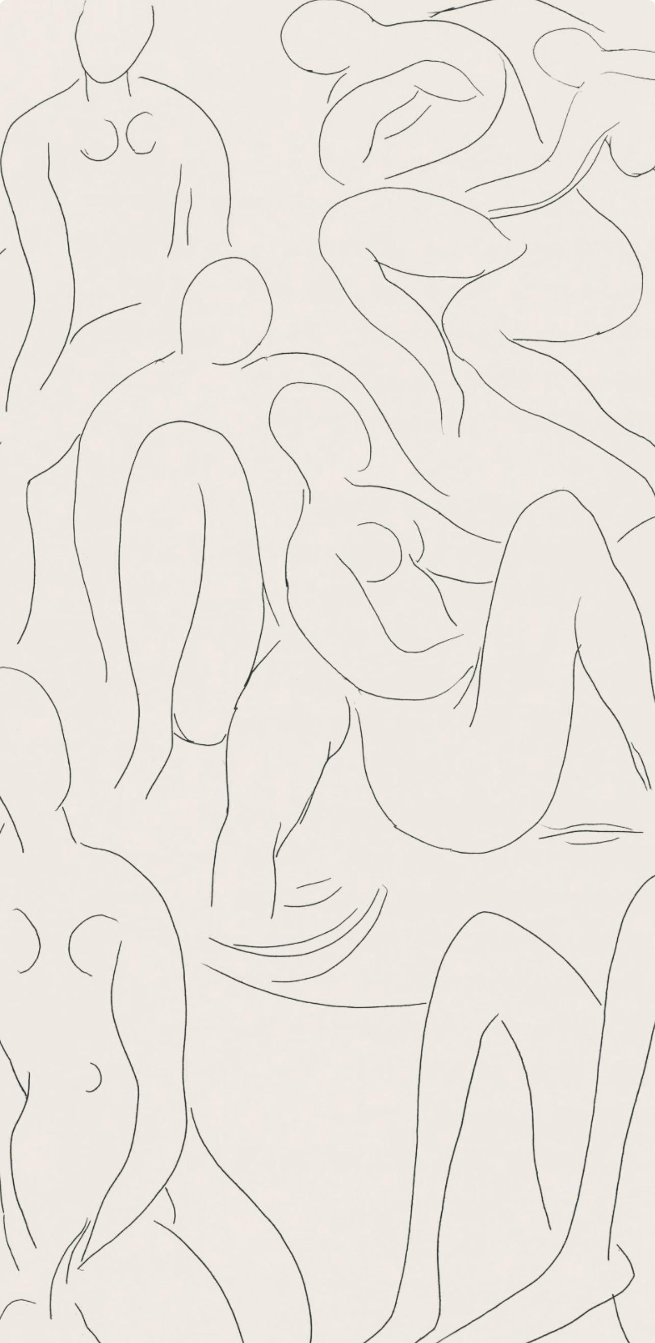Matisse, Nymphes et faune, Poésies (after) - Print by Henri Matisse