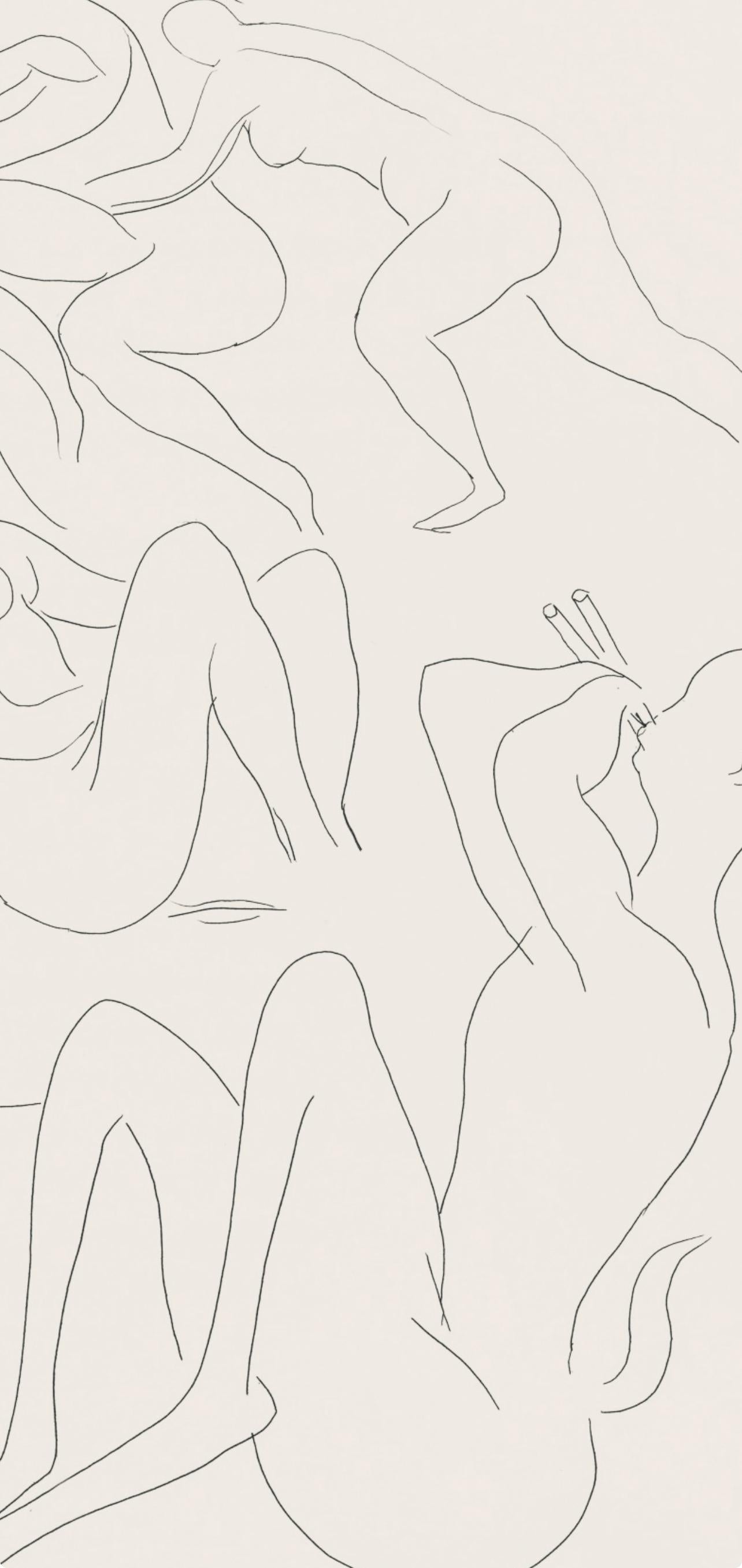 Matisse, Nymphes et faune, Poésies (after) - Modern Print by Henri Matisse
