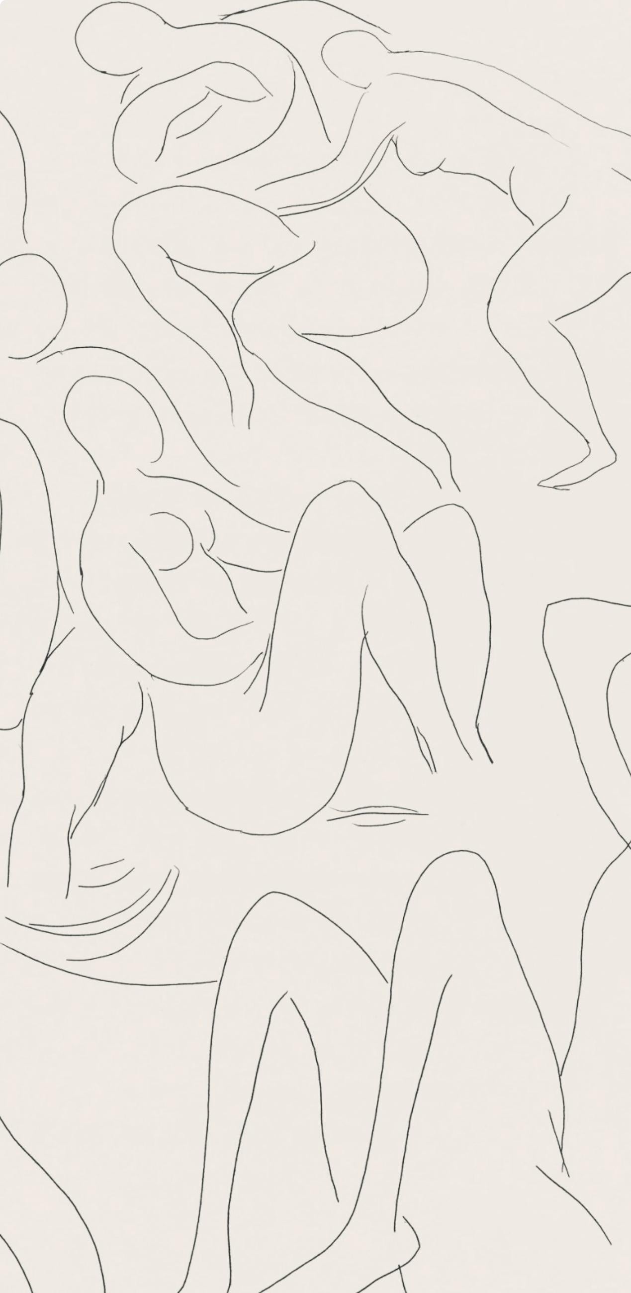 Matisse, Nymphes et faune, Poésies (after) For Sale 1