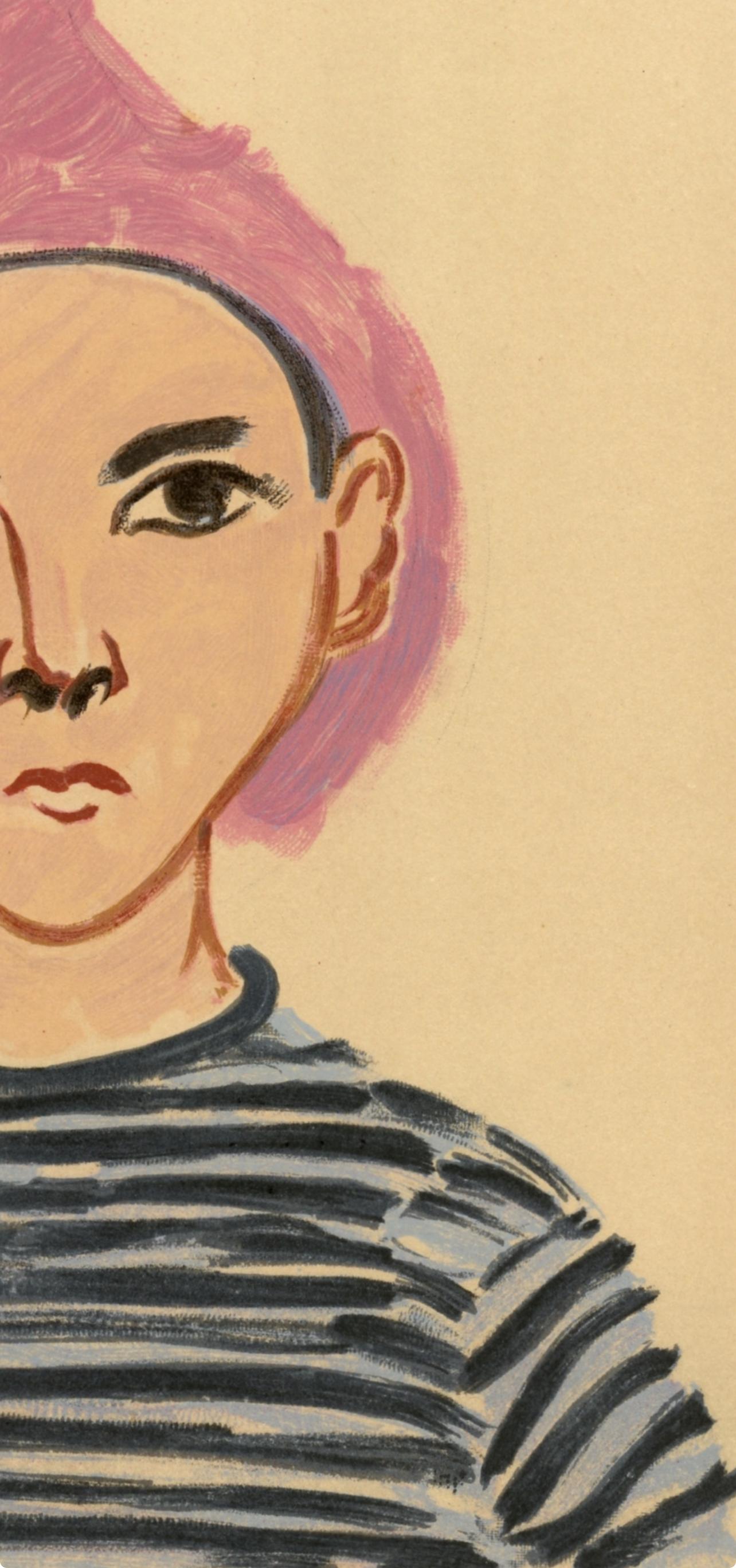 Matisse, Pierre Matisse, Portraits par Henri Matisse (after) For Sale 3