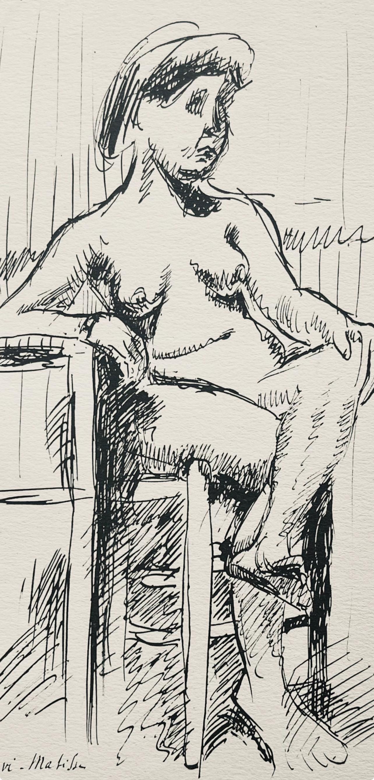 Matisse, Plume, Dessins de Henri-Matisse (d'après) - Print de Henri Matisse