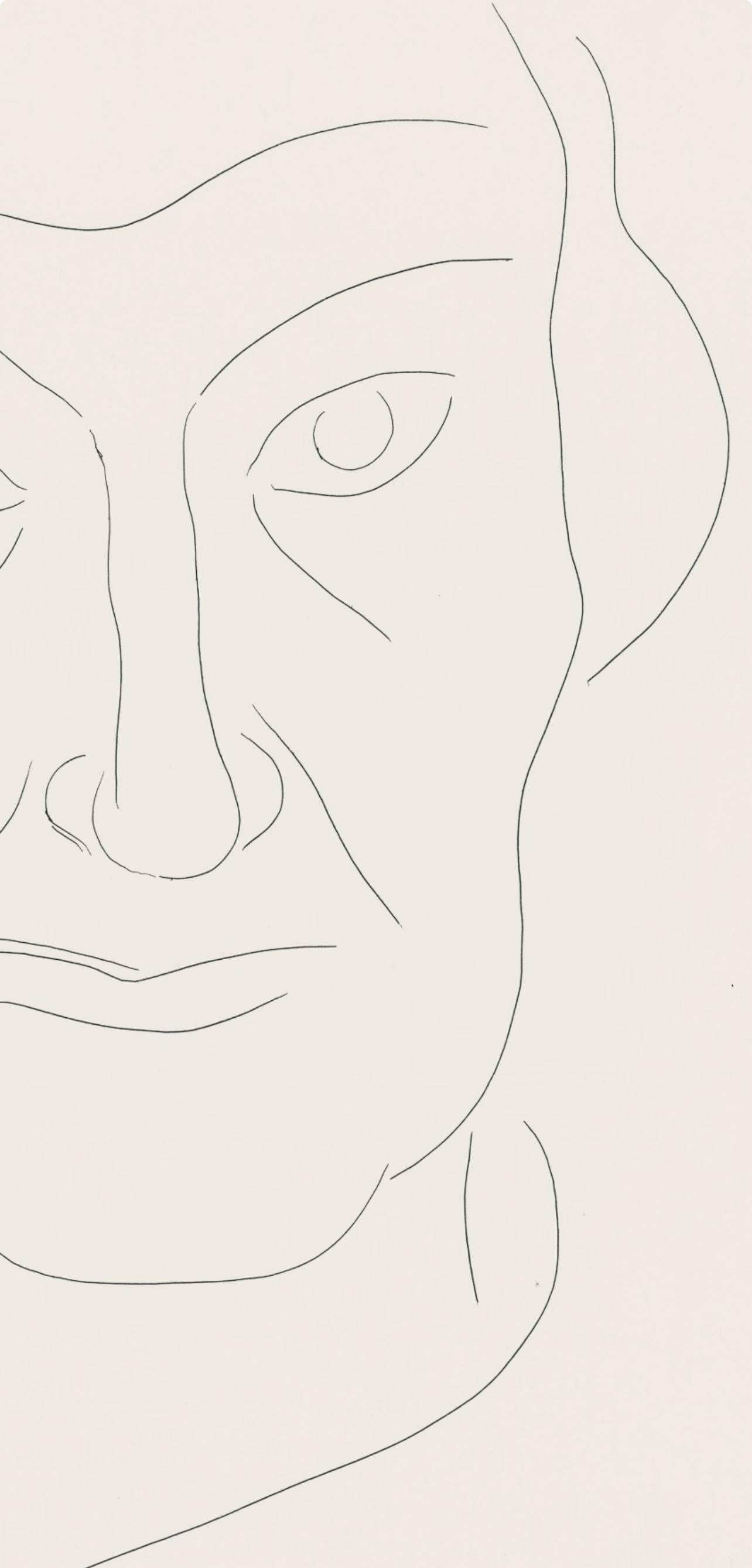 Matisse, Portrait of Baudelaire, Poésies (after) - Print by Henri Matisse